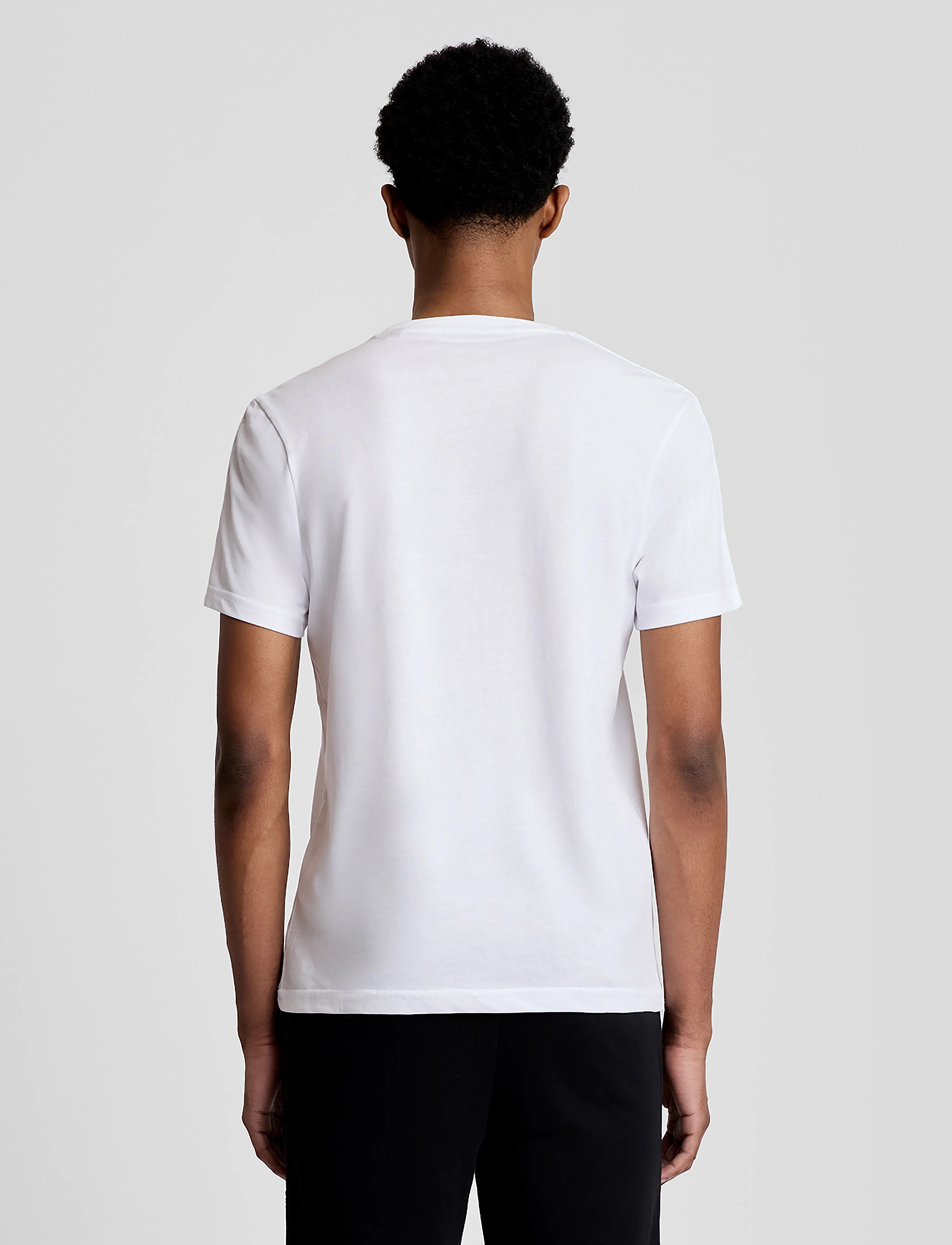 Lyle & Scott Sport - Jacquard Tape T-Shirt - t-shirts - white - 2