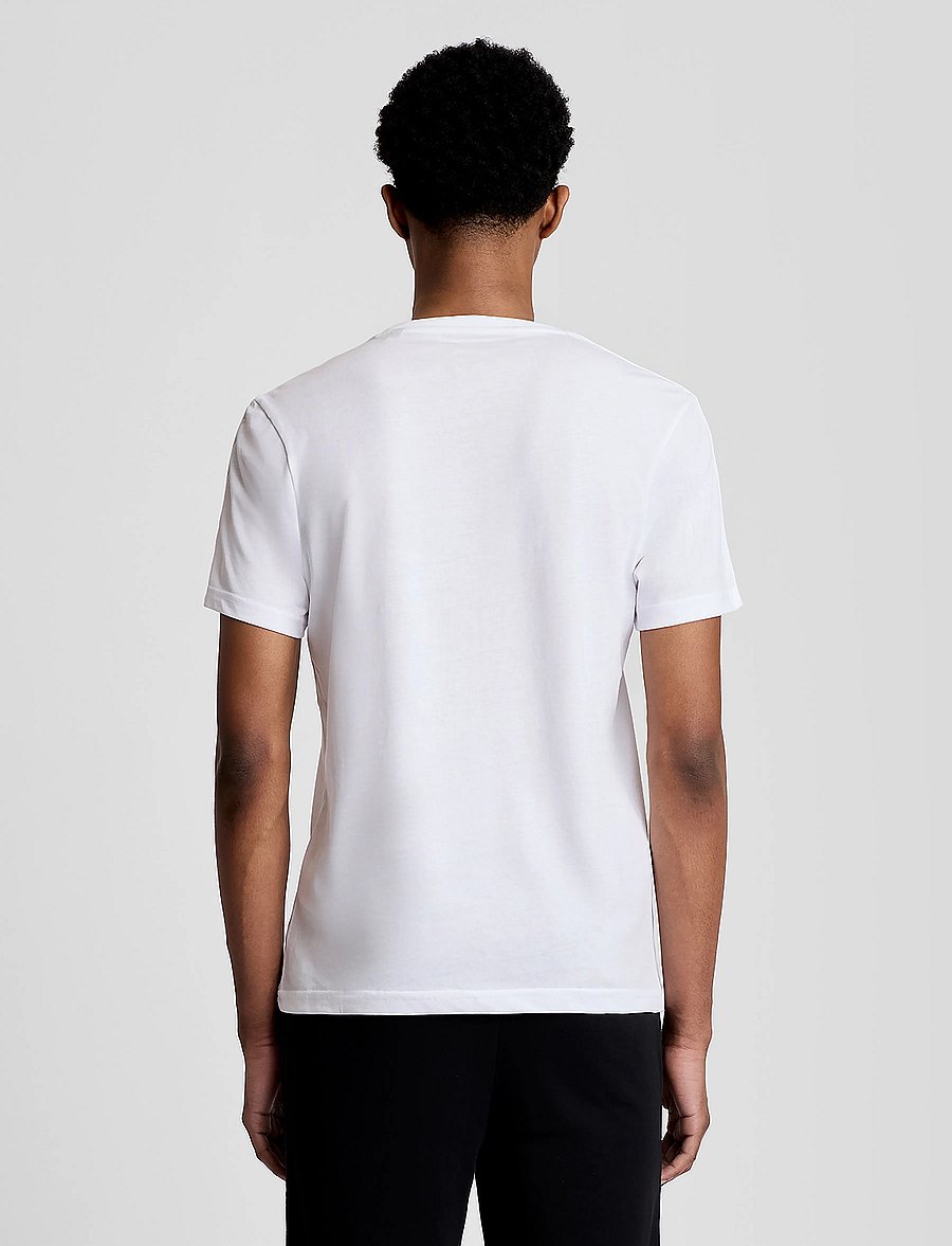 Lyle & Scott Sport - Jacquard Tape T-Shirt - t-shirts - white - 2