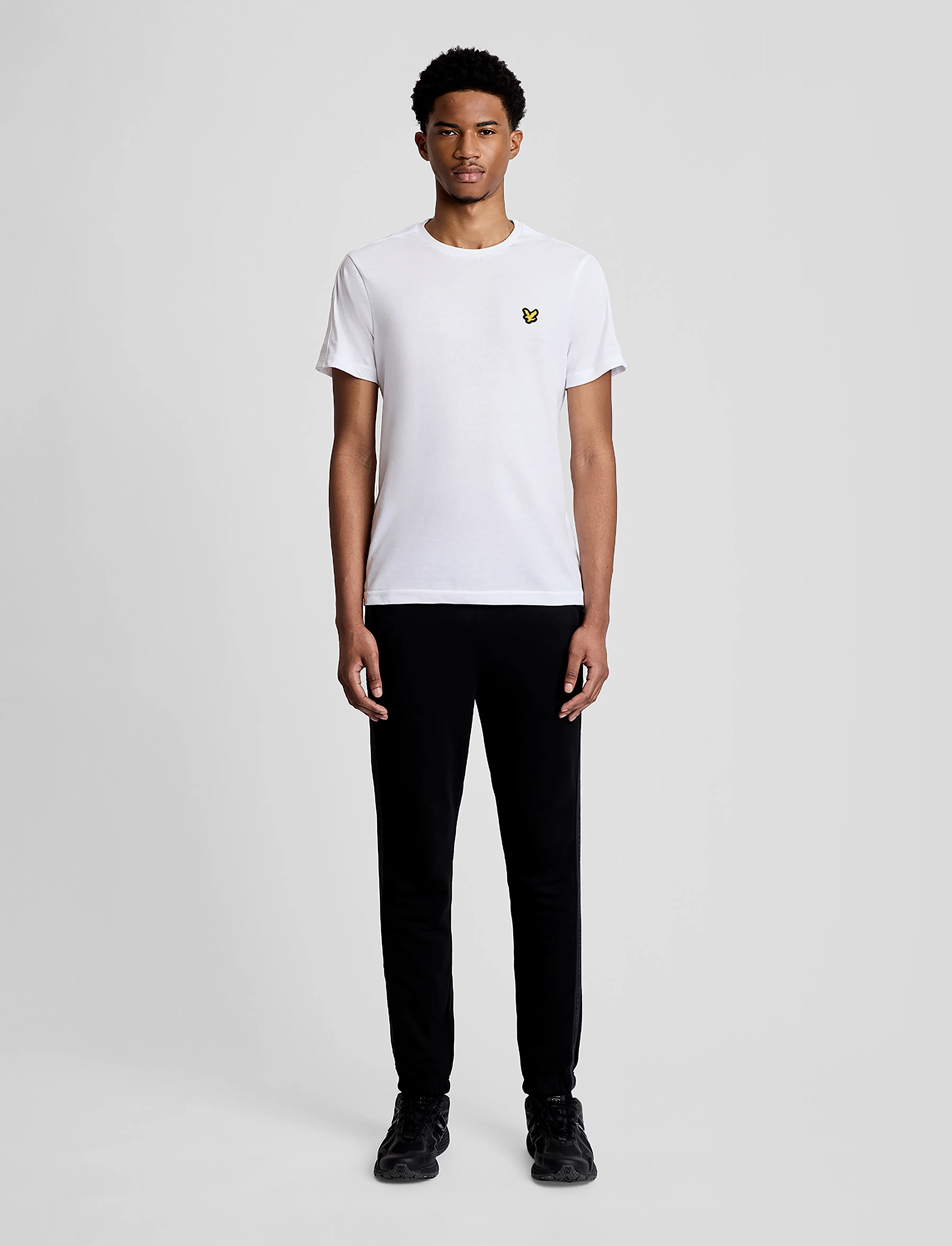 Lyle & Scott Sport - Jacquard Tape T-Shirt - t-shirts - white - 3