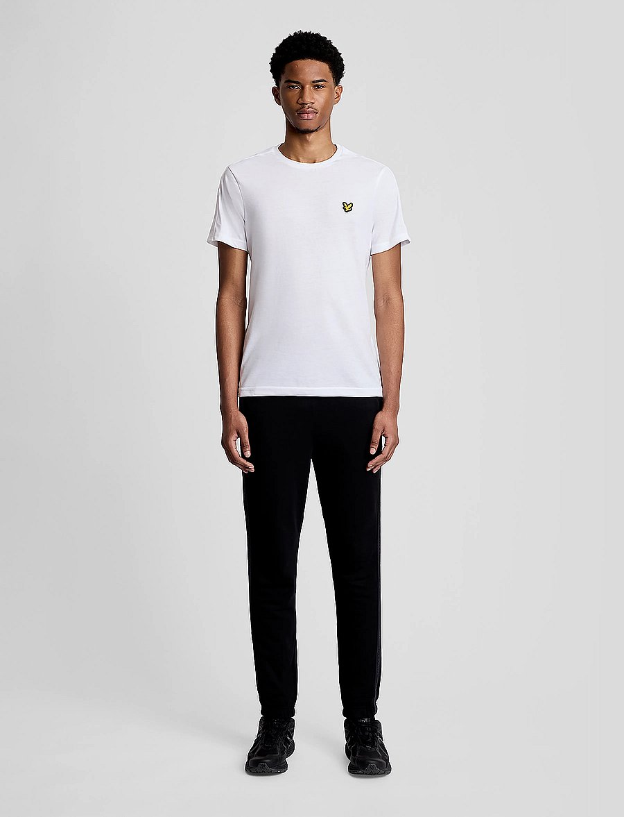 Lyle & Scott Sport - Jacquard Tape T-Shirt - t-shirts - white - 3