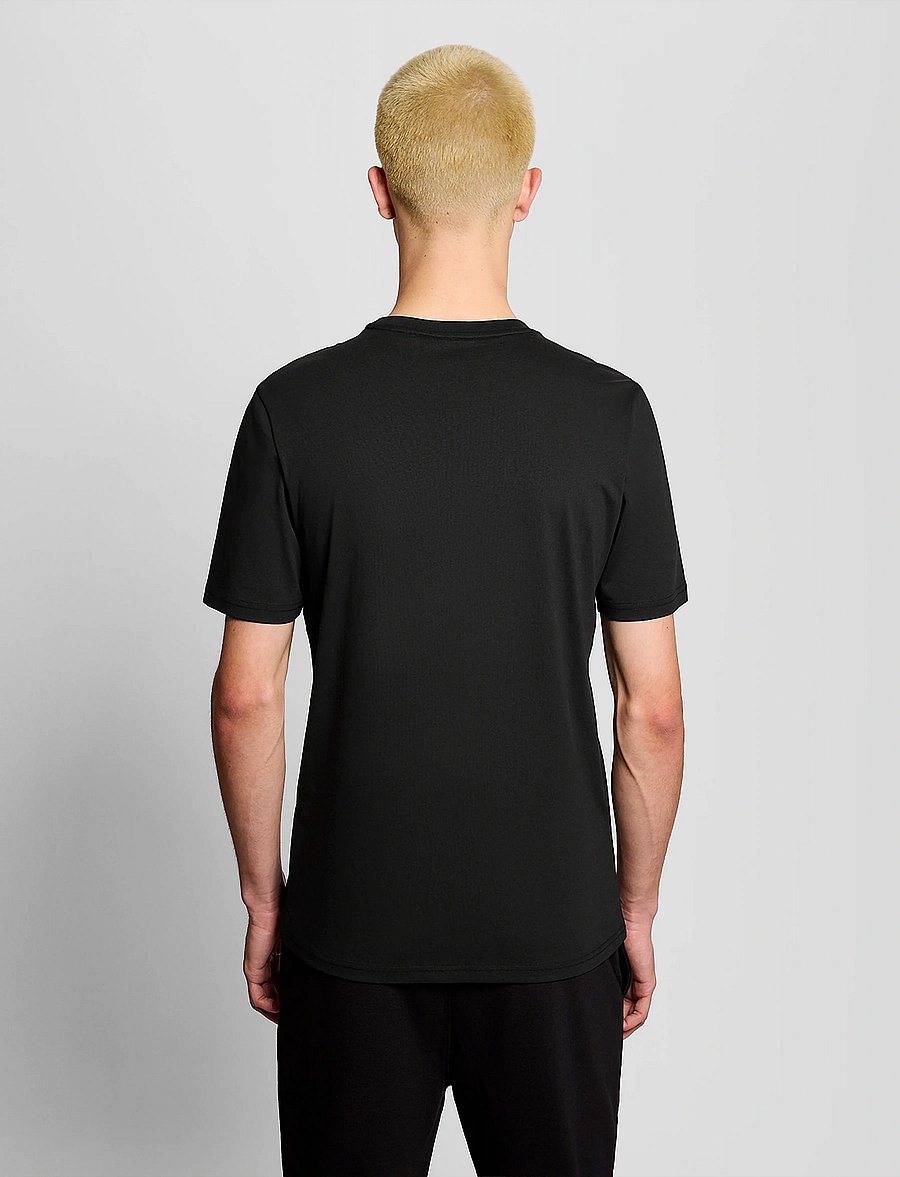 Lyle & Scott Sport - Sports Short Sleeve T-Shirt - tops & t-shirts - jet black - 3