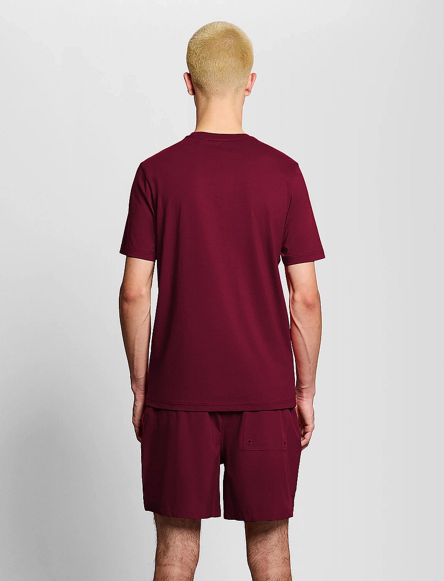 Lyle & Scott Sport - Sports Short Sleeve T-Shirt - t-shirts - plum - 3