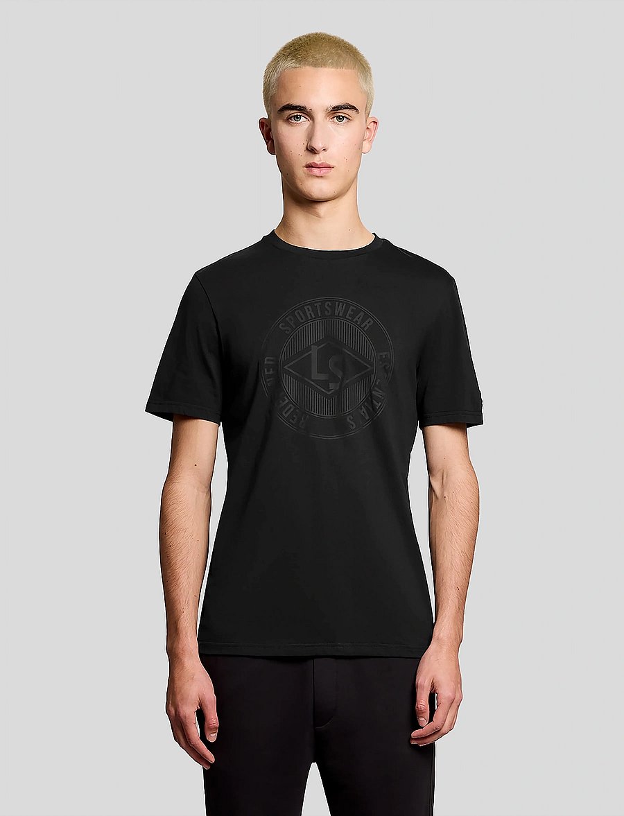 Lyle & Scott Sport - Redefined Sportswear Graphic T-Shirt - t-shirts - jet black - 0