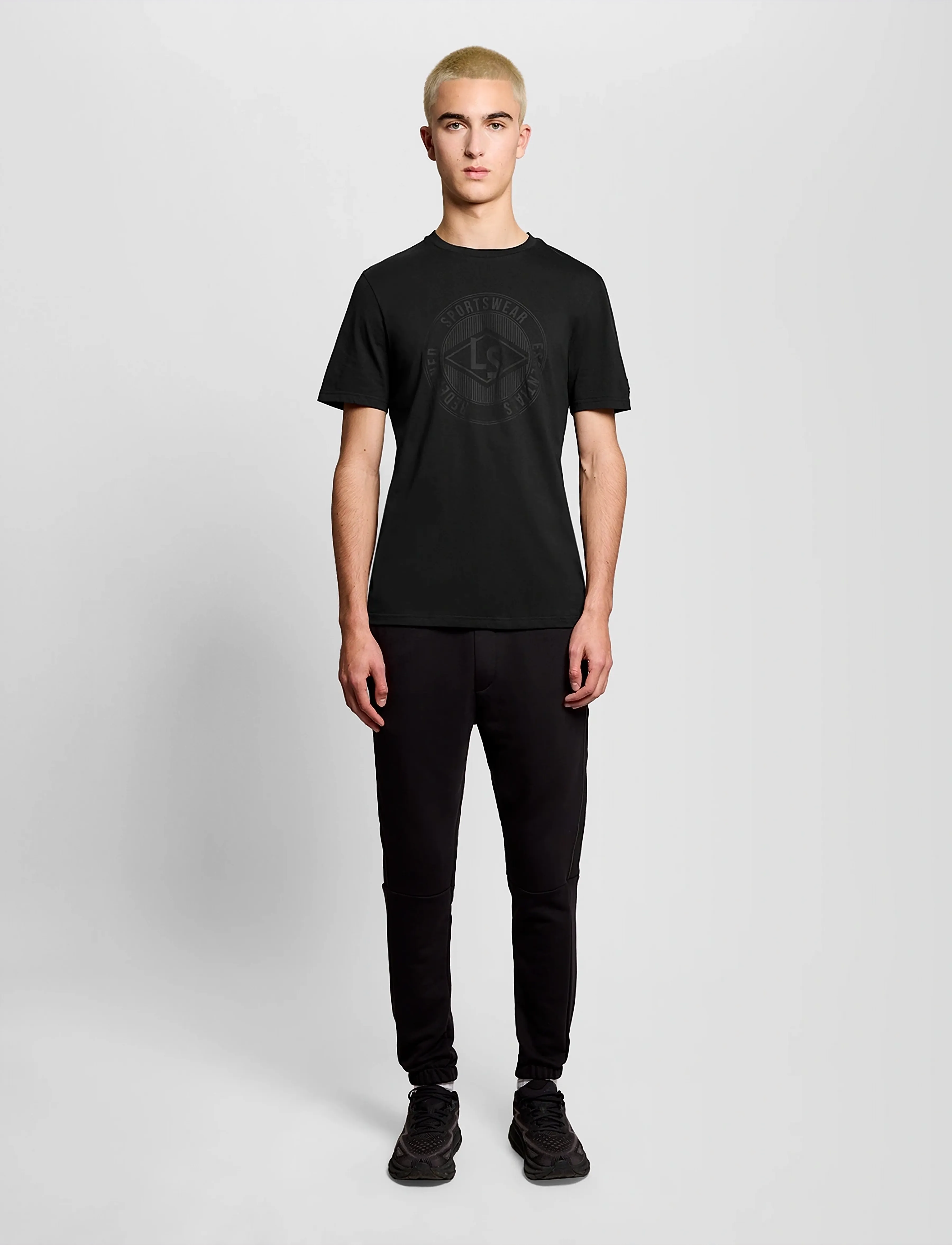 Lyle & Scott Sport - Redefined Sportswear Graphic T-Shirt - tops & t-shirts - jet black - 5