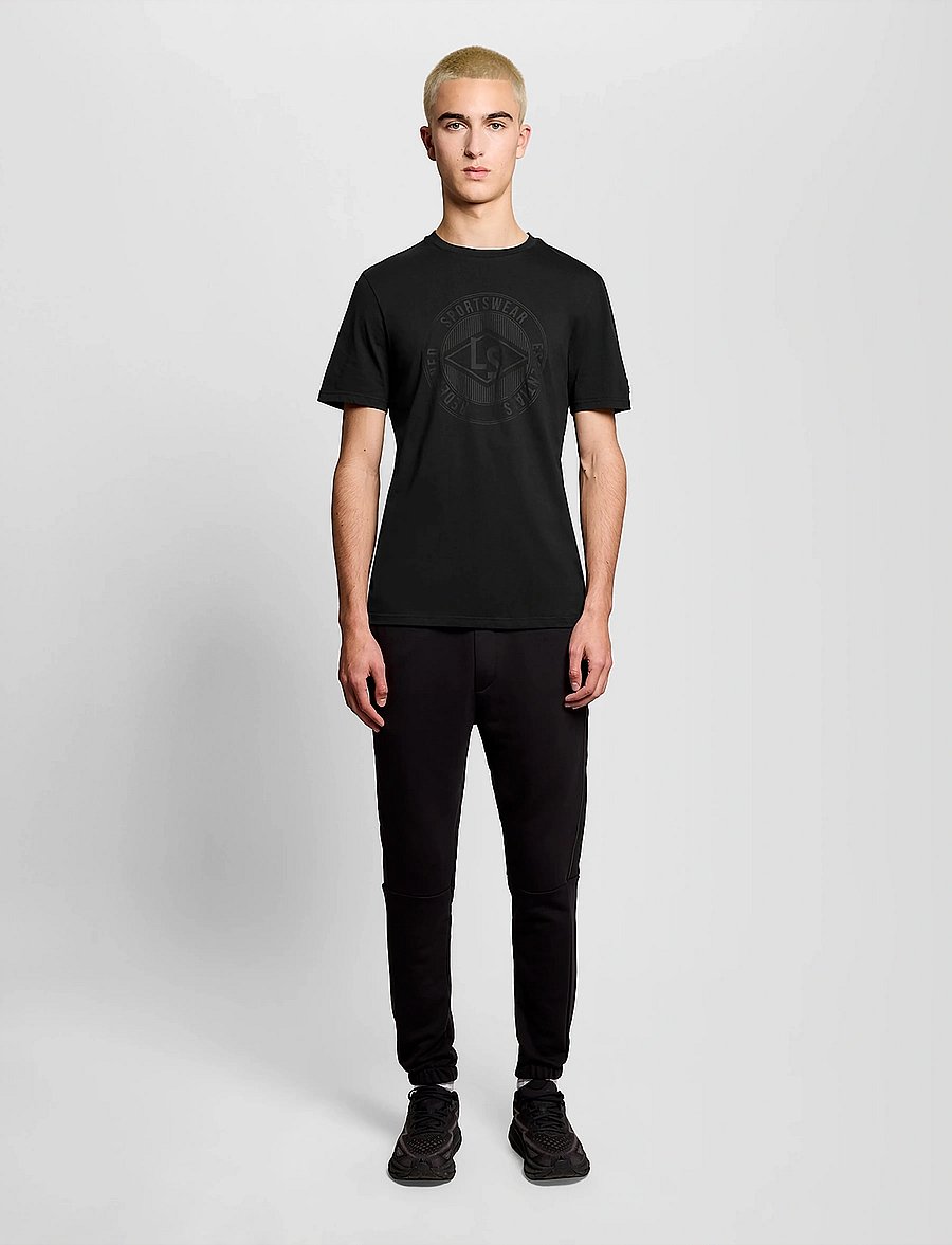 Lyle & Scott Sport - Redefined Sportswear Graphic T-Shirt - t-shirts - jet black - 5