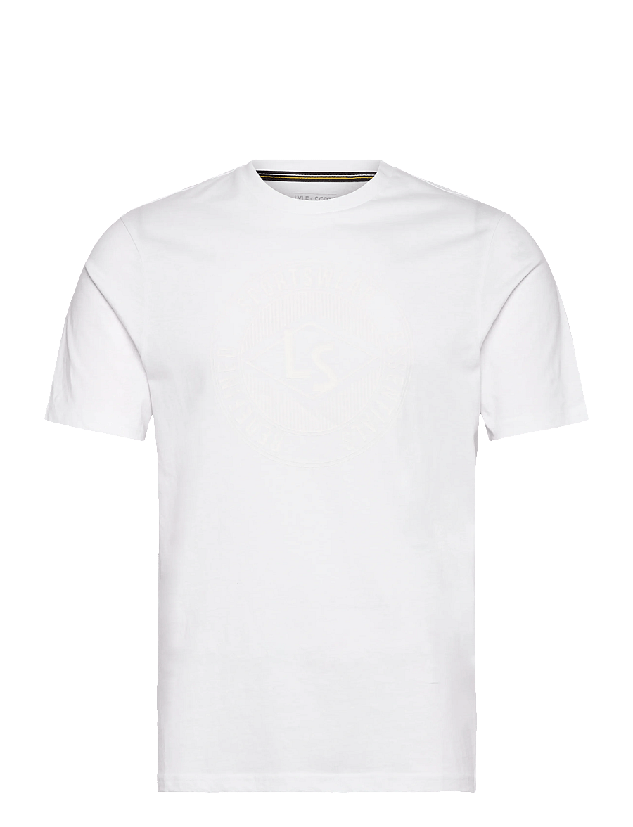 Lyle & Scott Sport - Redefined Sportswear Graphic T-Shirt - oberteile & t-shirts - white - 1