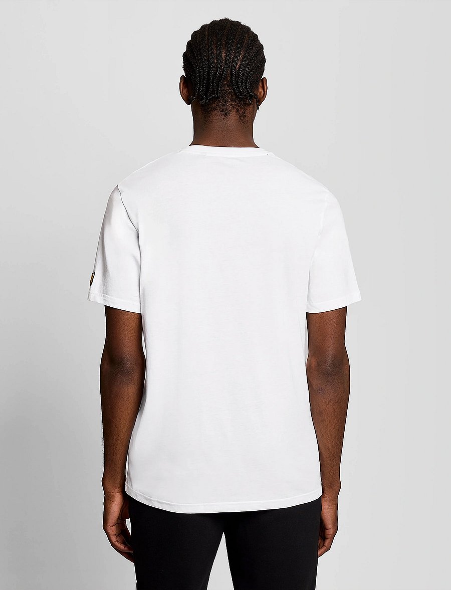 Lyle & Scott Sport - Redefined Sportswear Graphic T-Shirt - oberteile & t-shirts - white - 3