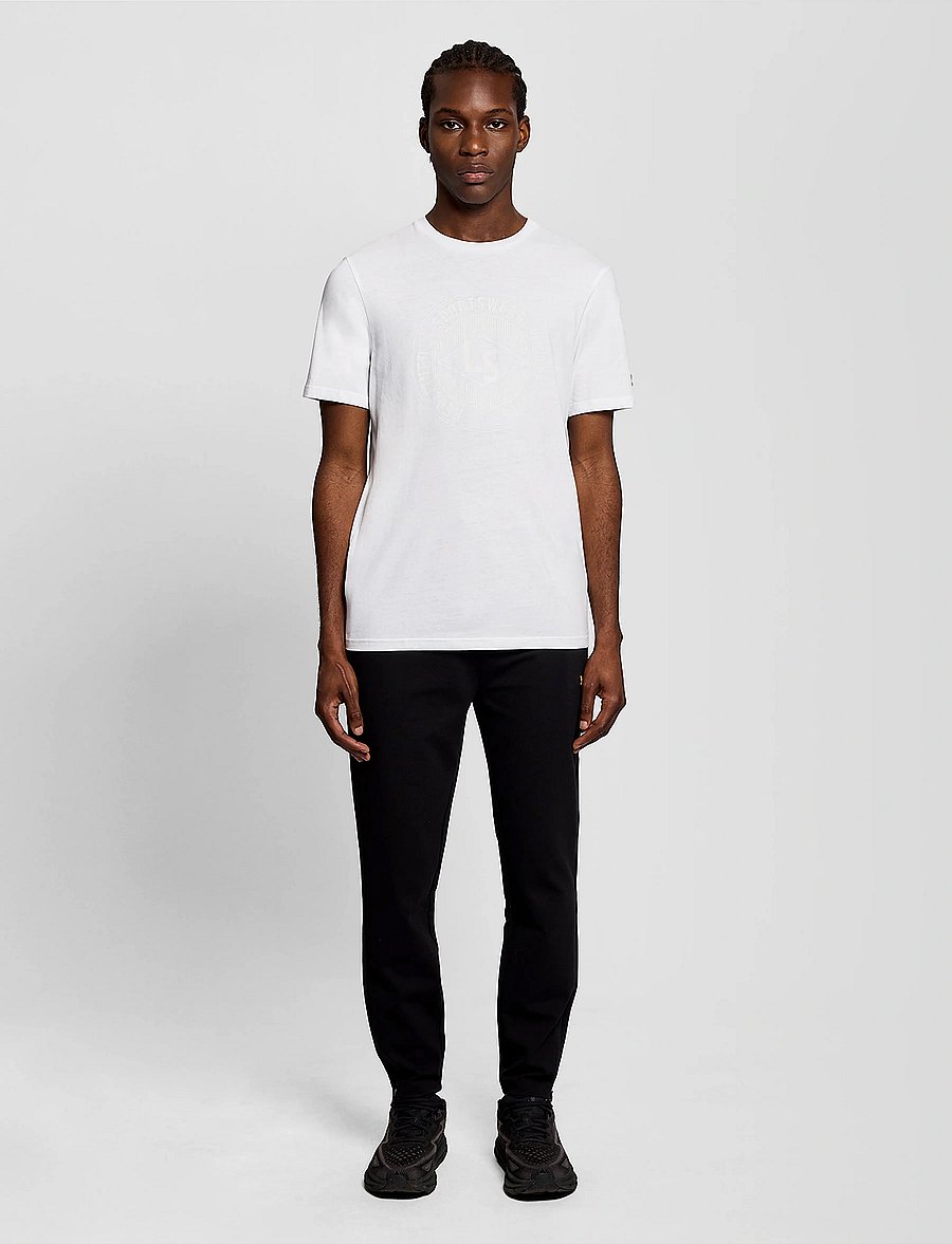 Lyle & Scott Sport - Redefined Sportswear Graphic T-Shirt - oberteile & t-shirts - white - 4