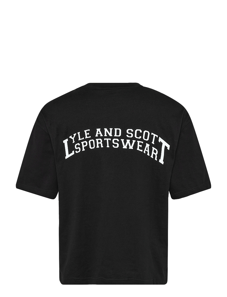 Lyle & Scott Sport - Oversized Sports Collegiate T-Shirt - t-shirts - jet black - 1
