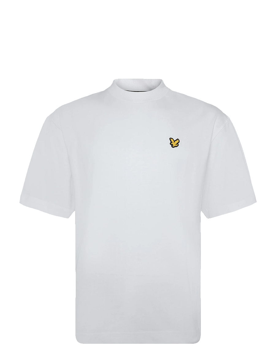 Lyle & Scott Sport - Oversized Sports Collegiate T-Shirt - oberteile & t-shirts - white - 0