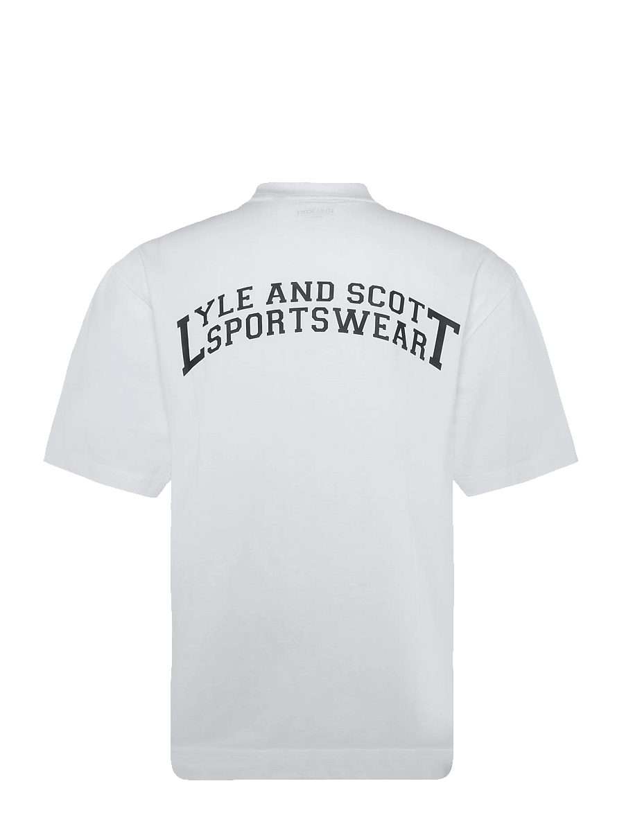 Lyle & Scott Sport - Oversized Sports Collegiate T-Shirt - oberteile & t-shirts - white - 1