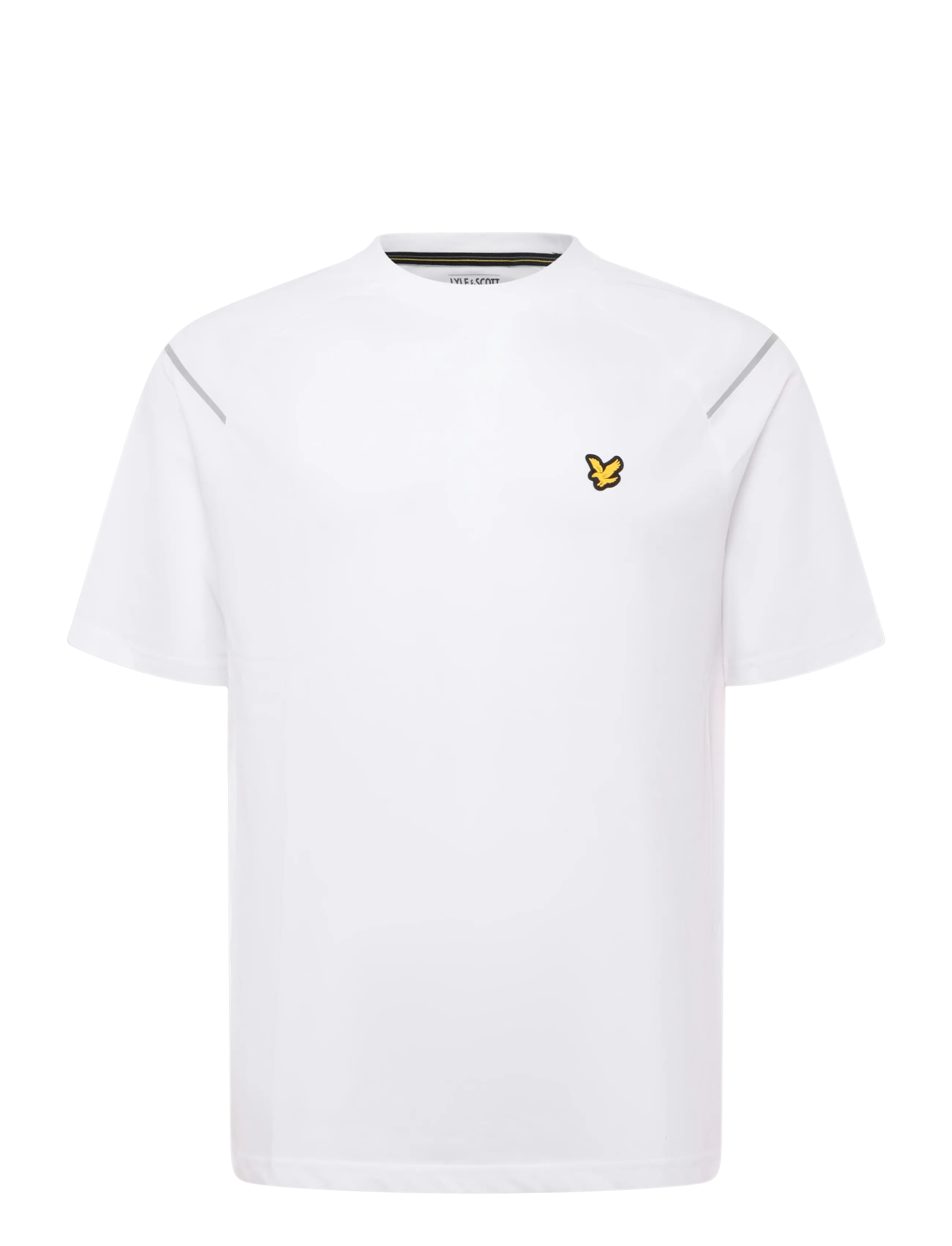 Lyle & Scott Sport Reflective Raglan T-shirt - Nowosci - WHITE / white