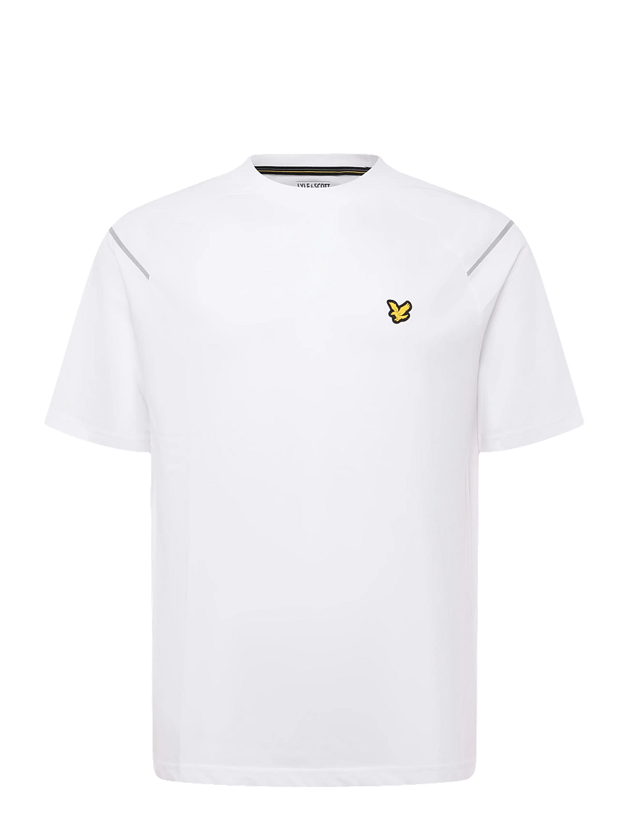 Lyle & Scott Sport - Reflective Raglan T-shirt - alussärgid ja t-särgid - white - 0