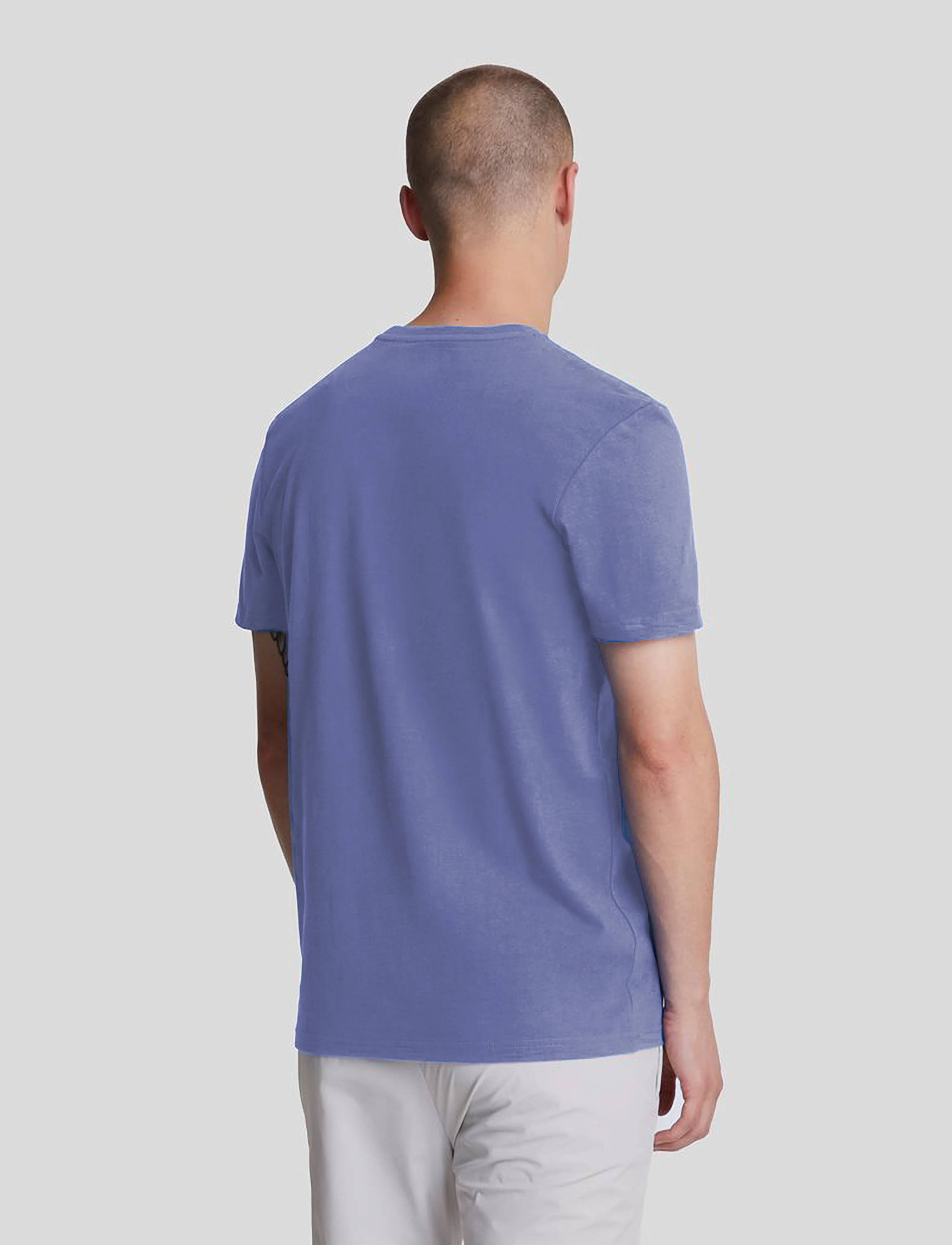 Lyle & Scott Sport - Martin SS T-Shirt - t-shirts - x656 explorer blue - 3