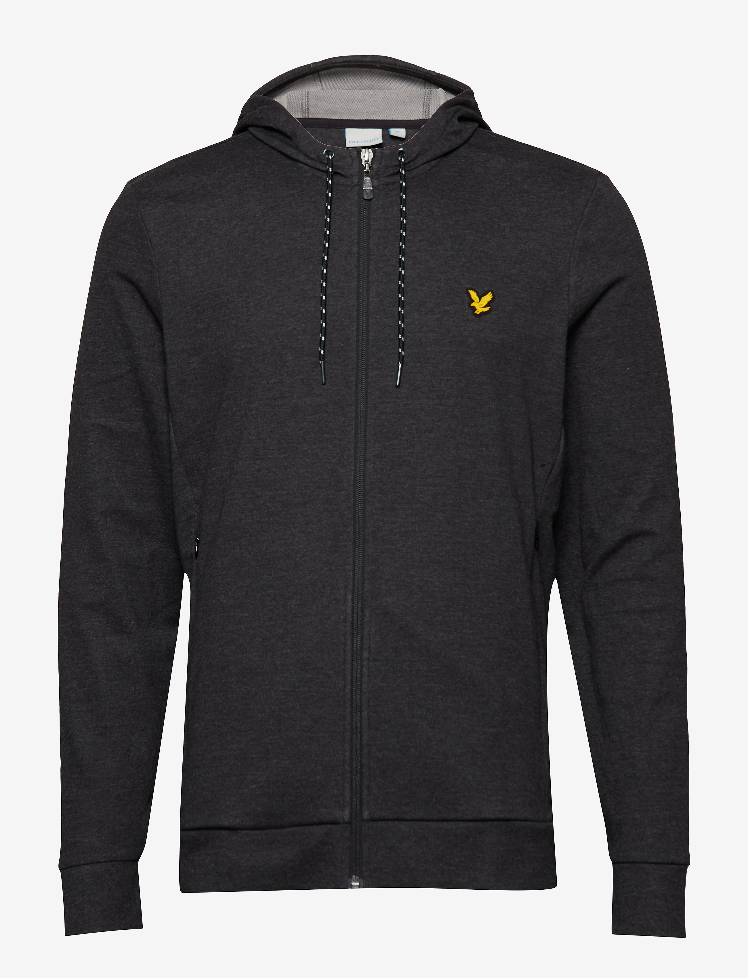 Lyle & Scott Sport - Lightweight Training Hoodie - true black marl - 0