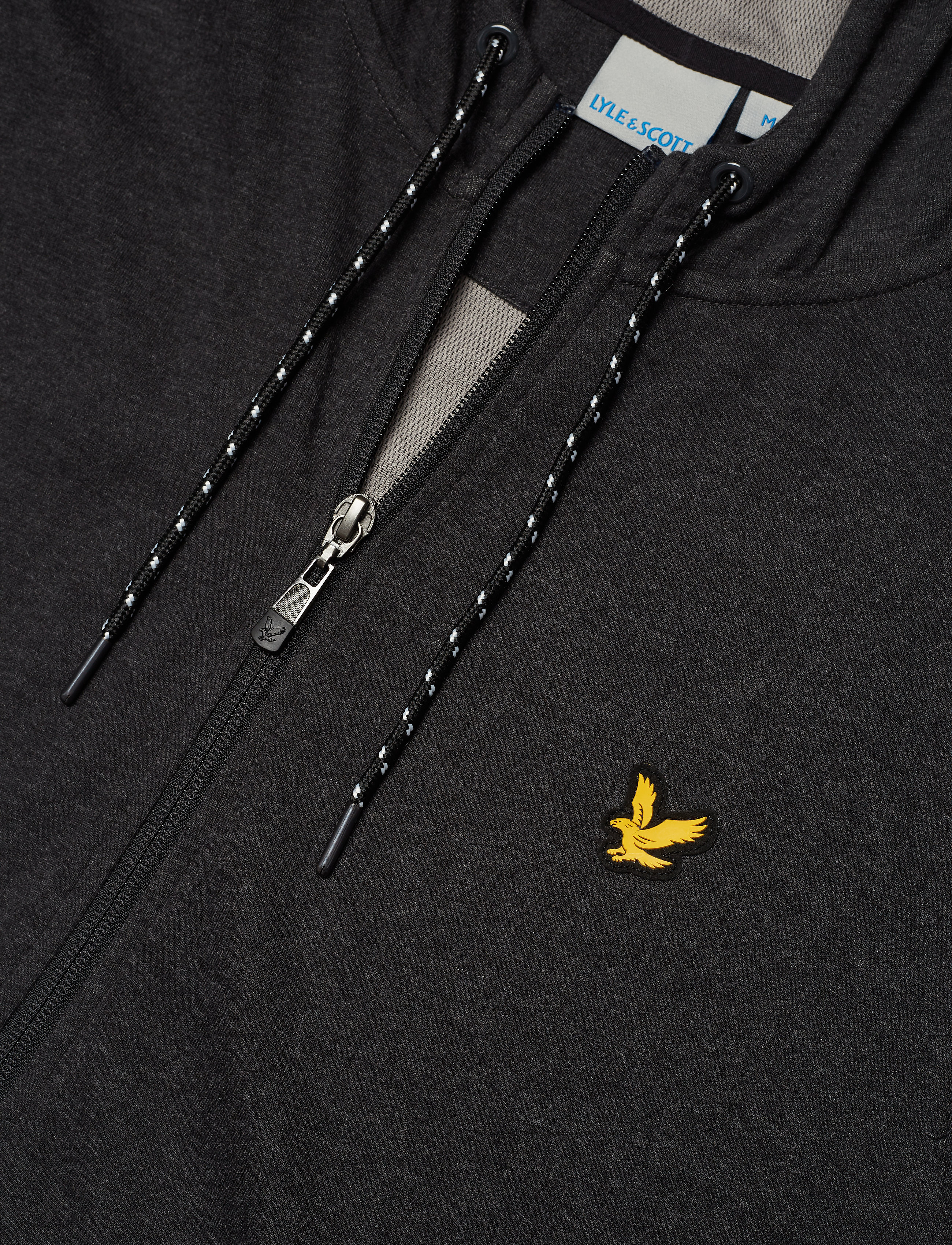 Lyle & Scott Sport - Lightweight Training Hoodie - true black marl - 2
