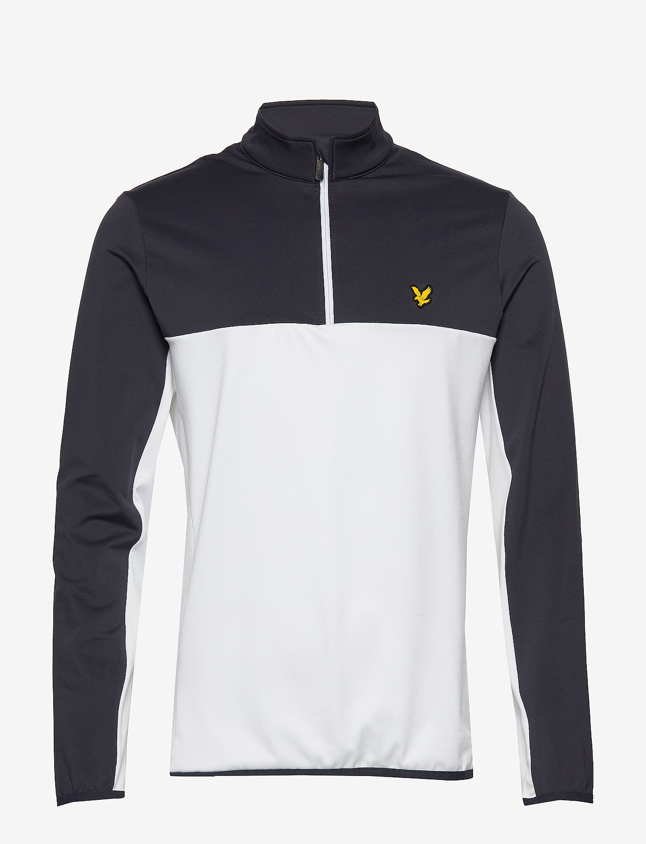 Lyle & Scott Sport - Ventech Colour Block Midlayer - white marl - 0