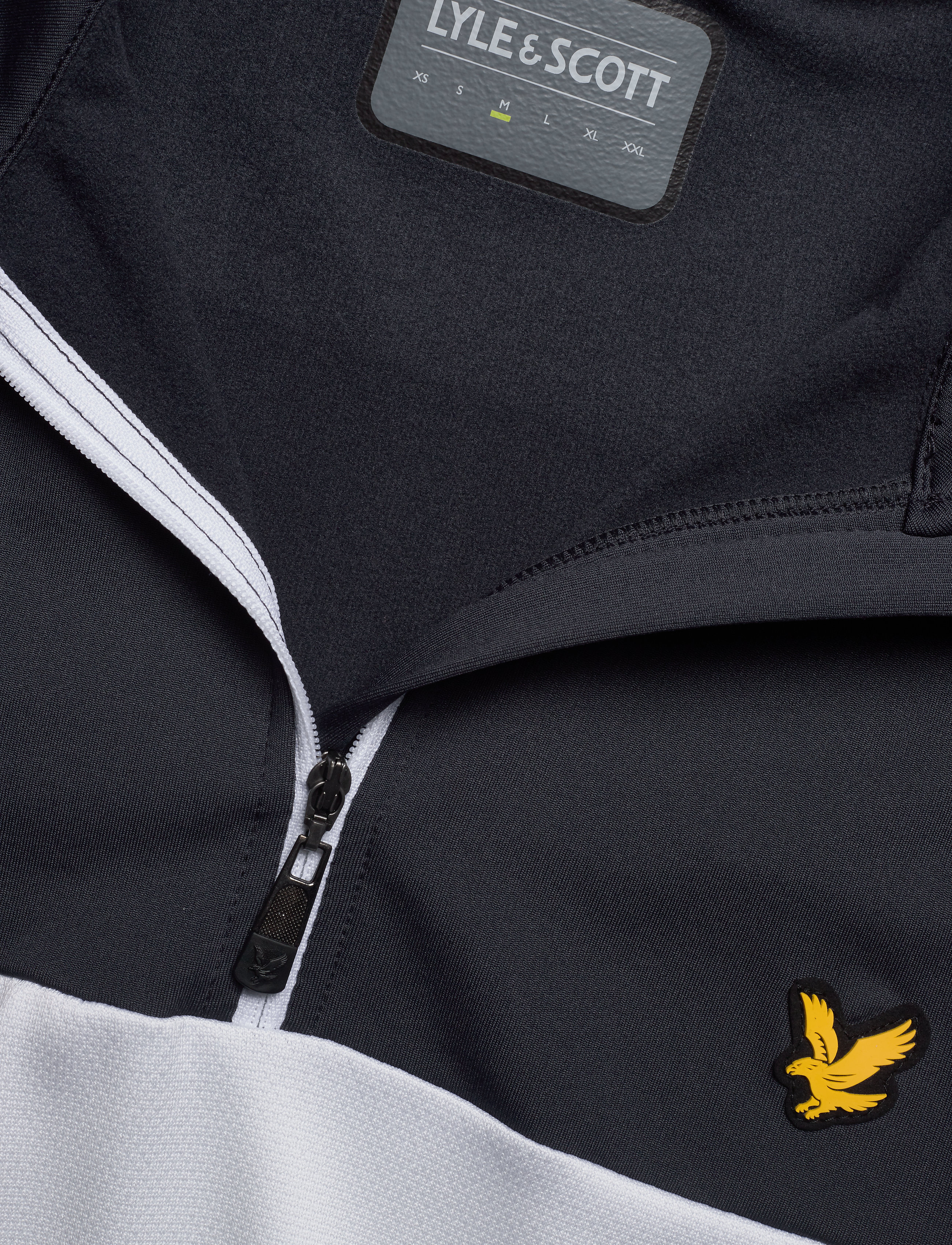 Lyle & Scott Sport - Ventech Colour Block Midlayer - white marl - 2