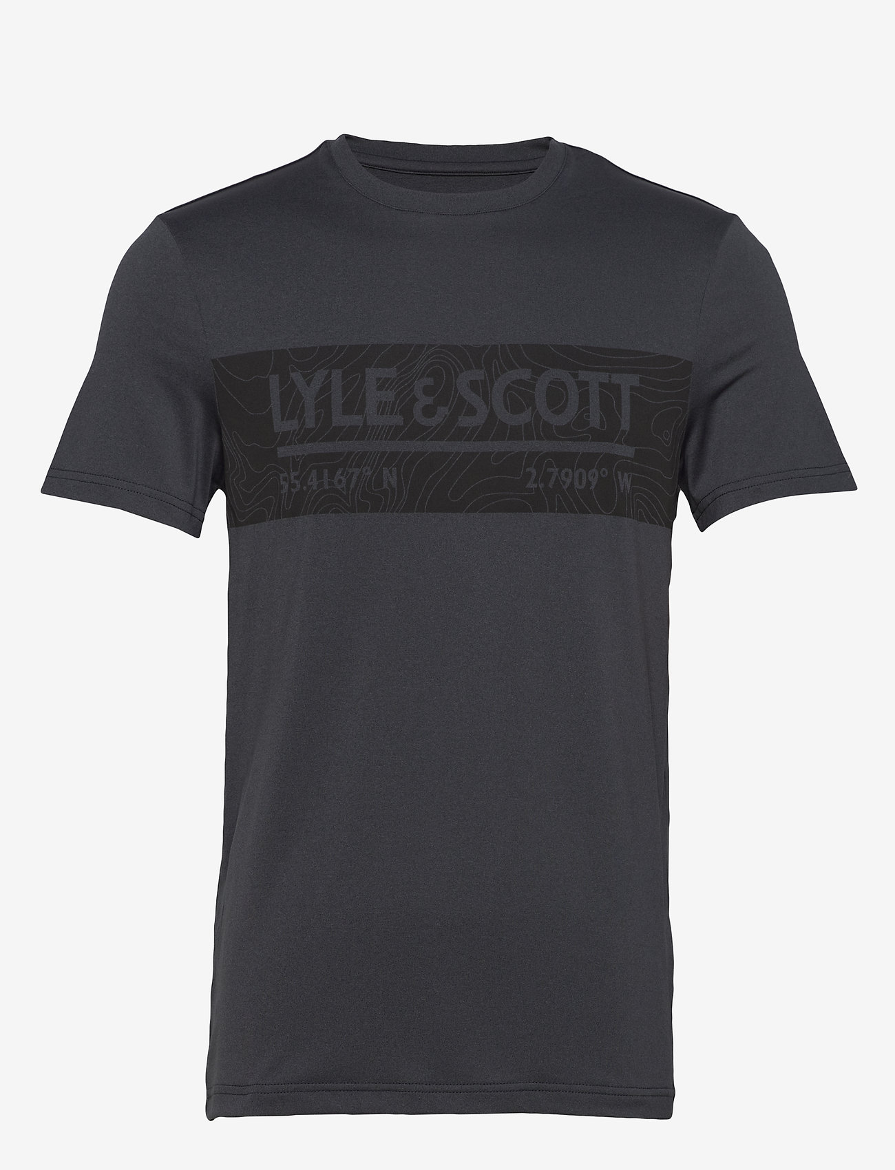 Lyle & Scott Sport - Hawick Trail T-Shirt - true black marl - 0