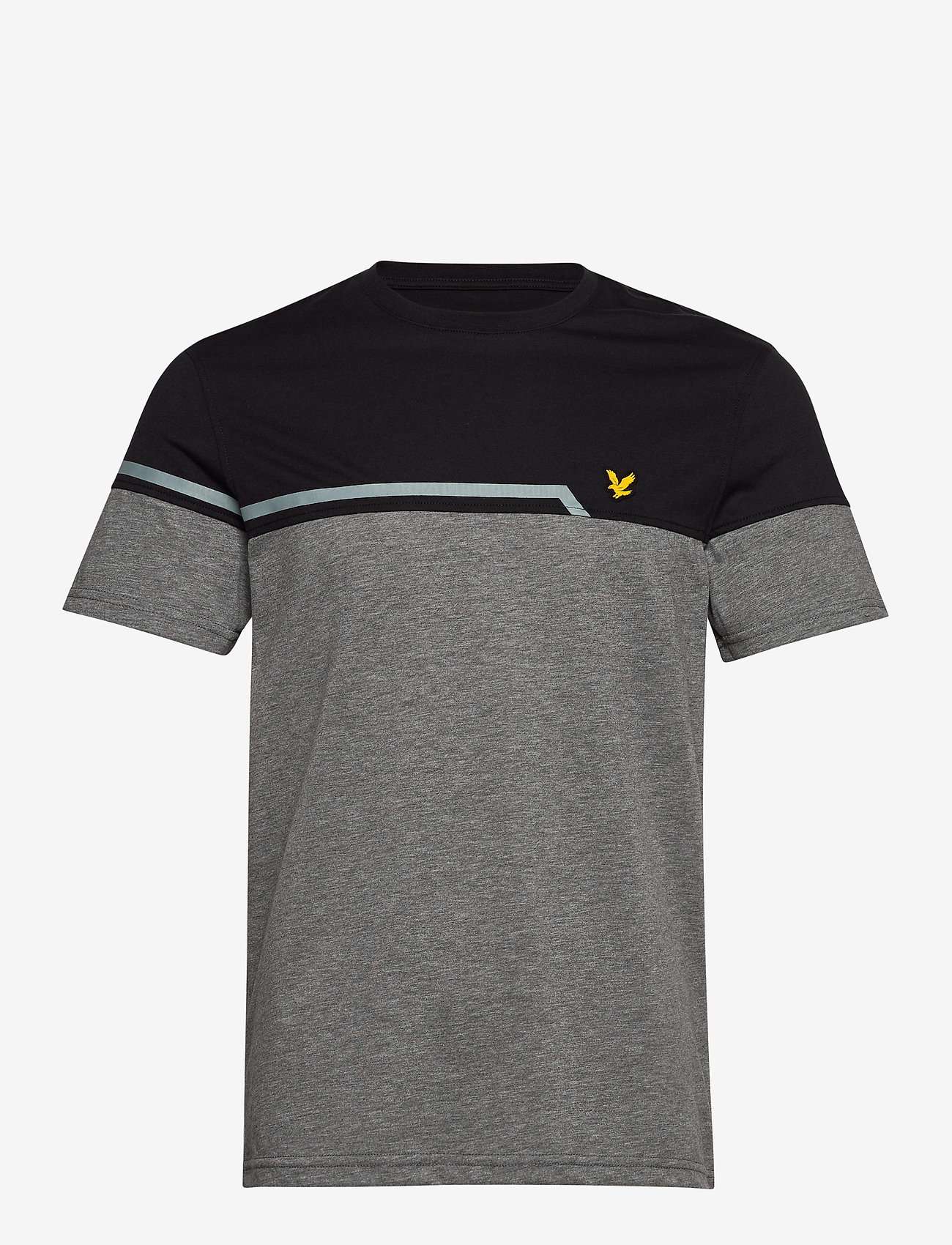 Lyle & Scott Sport - Block T-Shirt - mid grey marl - 0