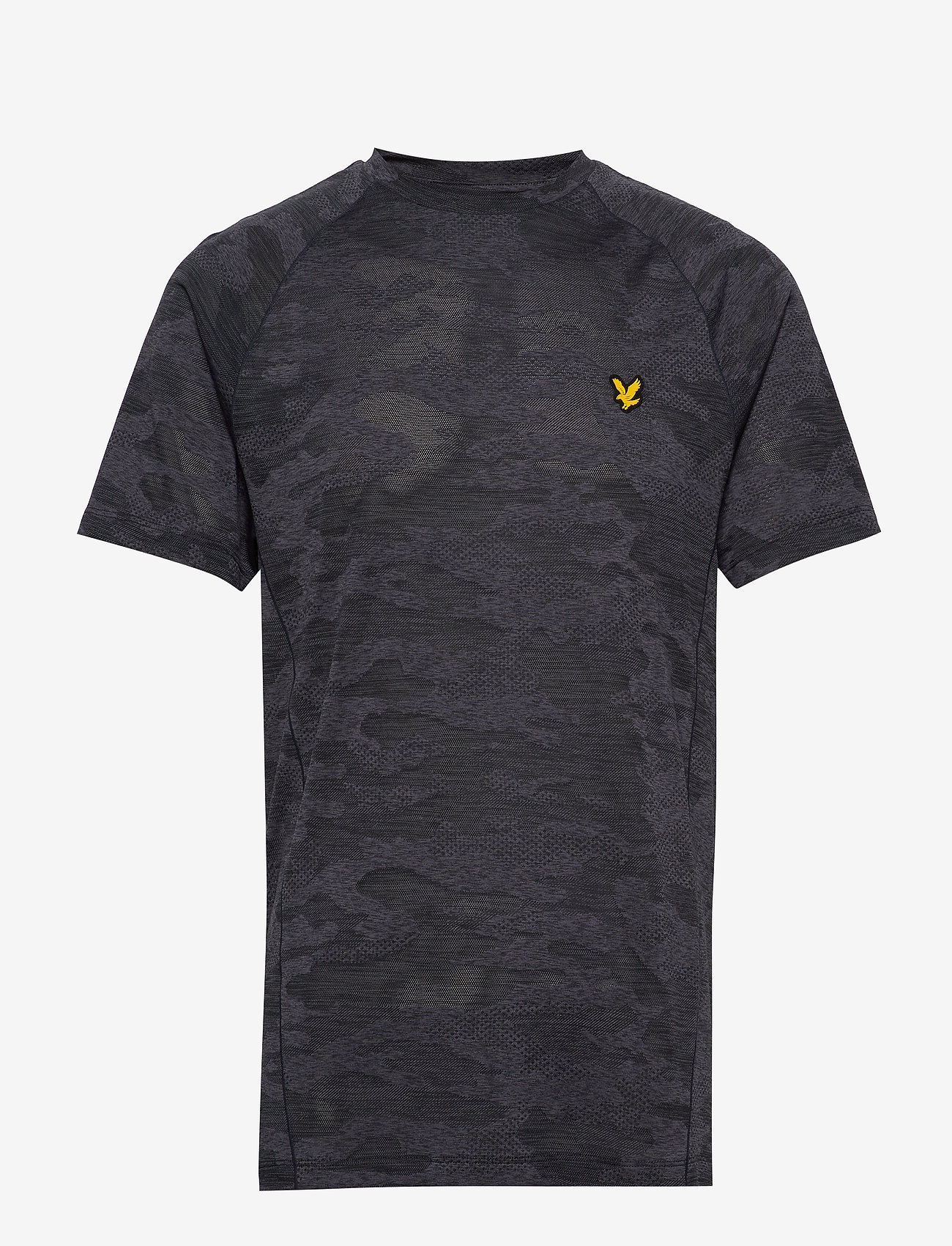 Lyle & Scott Sport - Camo Sports Tee - graphite/true black - 0