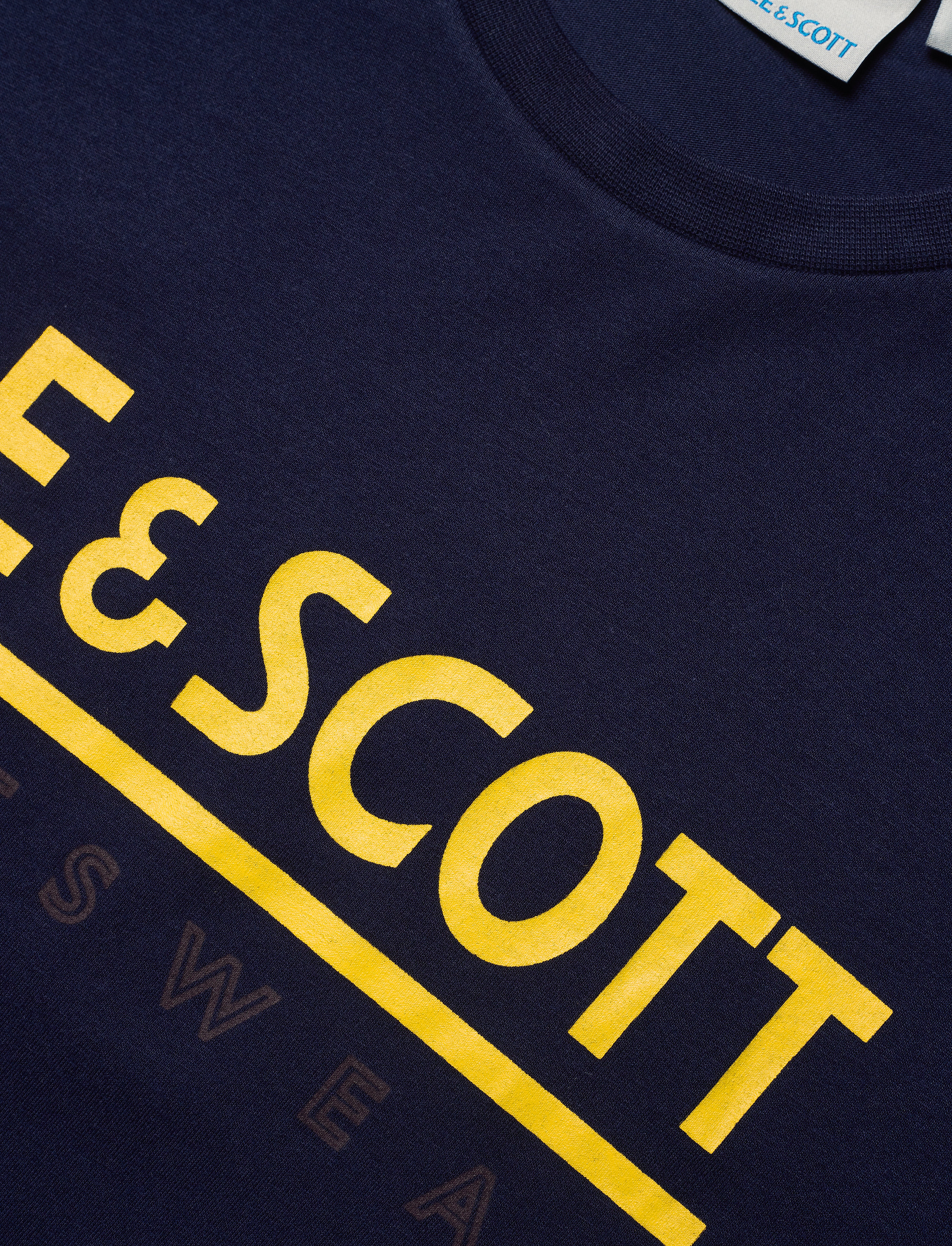 Lyle & Scott Sport - Harridge SS Large Logo T-Shirt - navy - 2