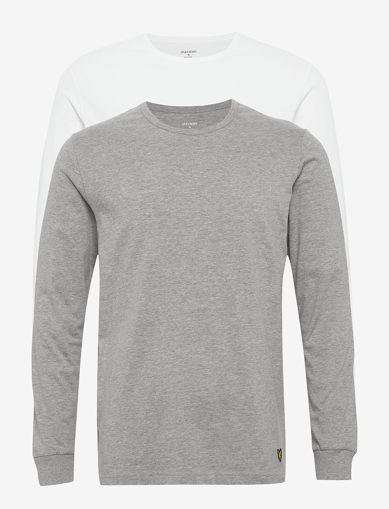 Lyle & Scott - KANE - bright white/grey marl - 0