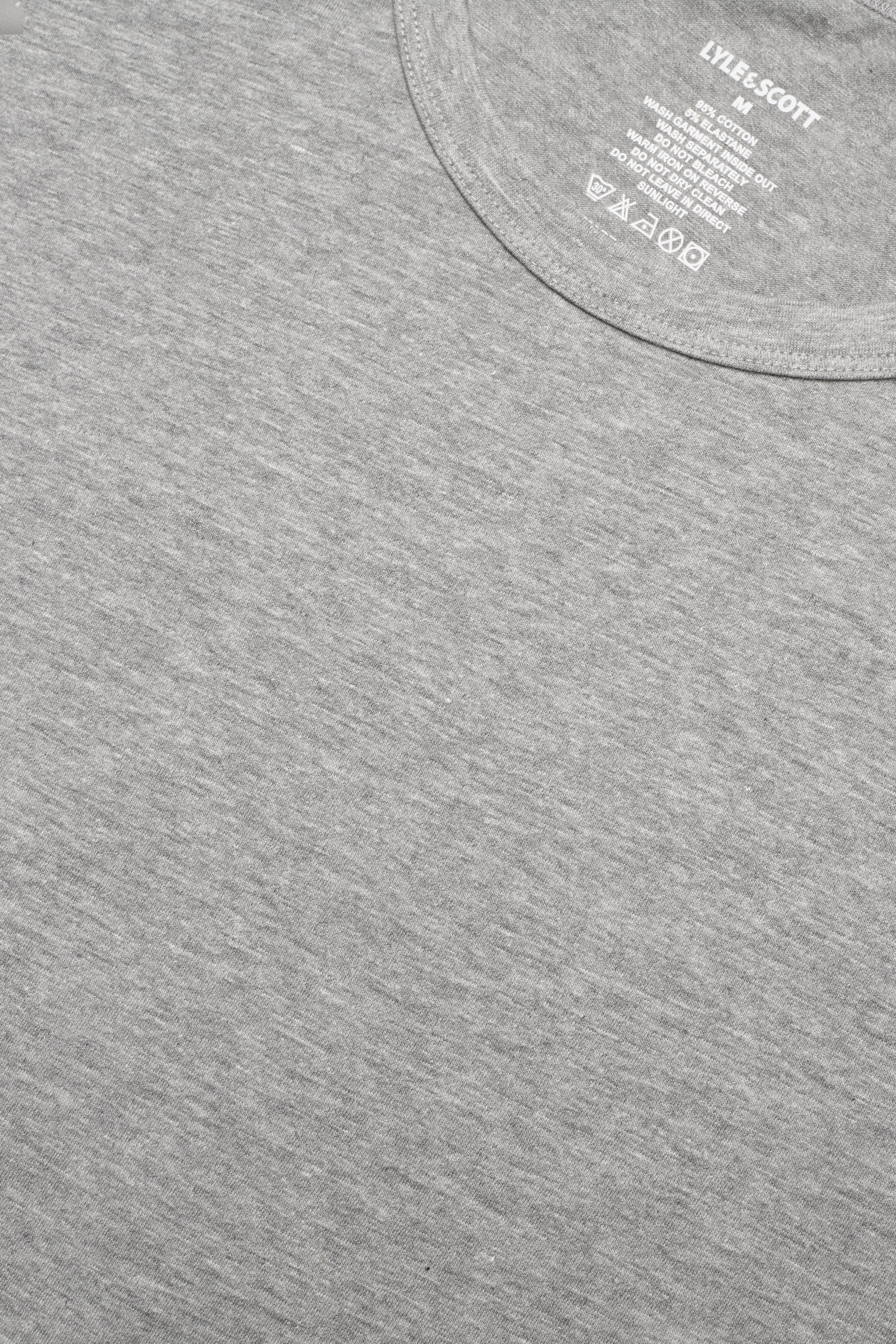Lyle & Scott - MAXWELL - bright white/grey marl/black - 2