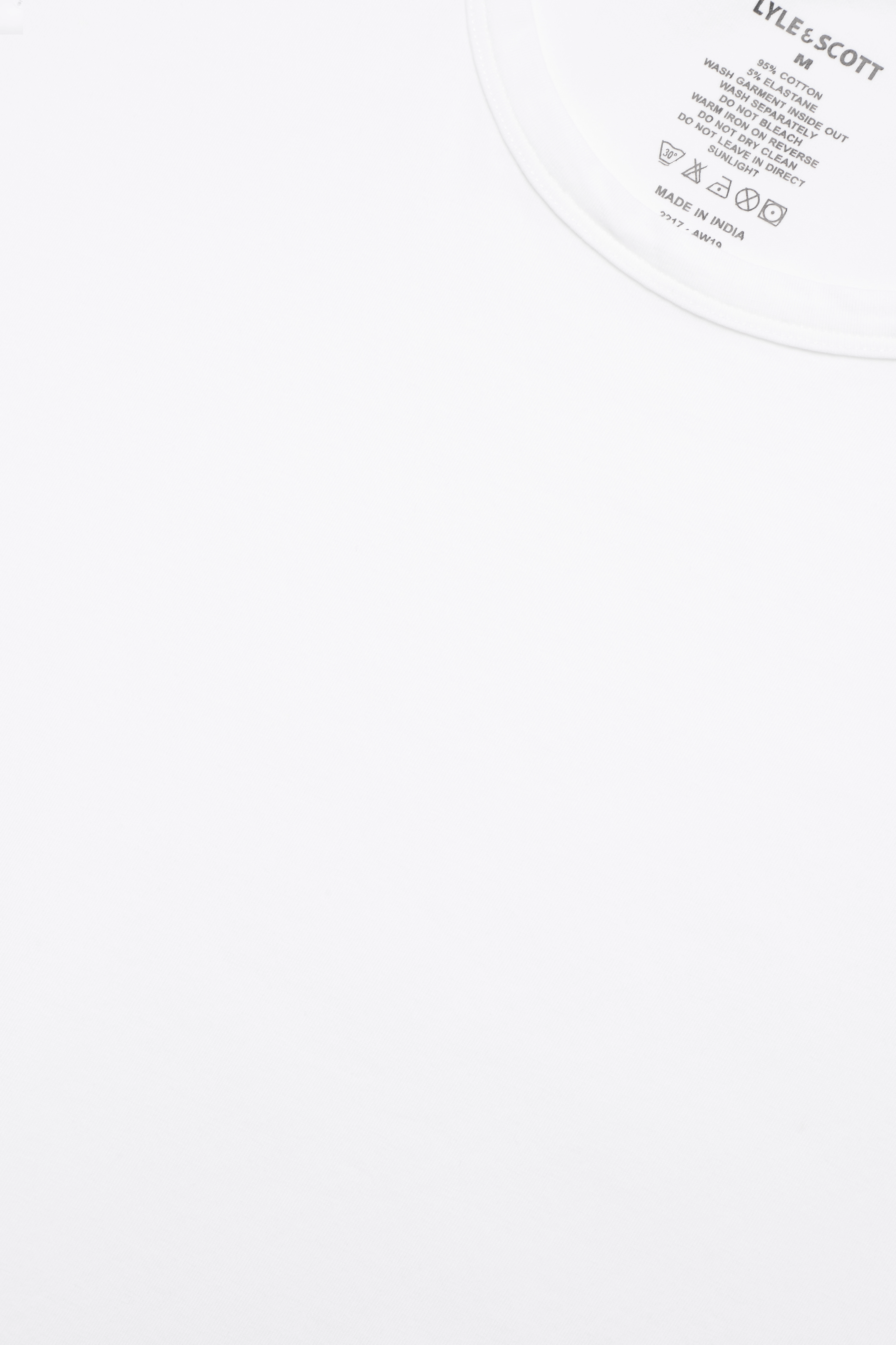 Lyle & Scott - MAXWELL - bright white/grey marl/black - 3