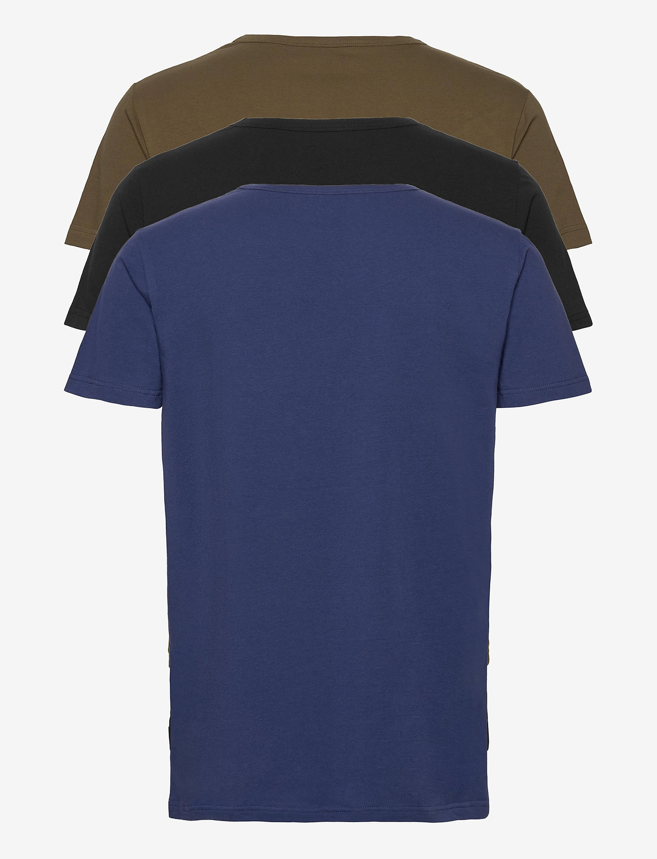 Lyle & Scott - MAXWELL - black/dark olive/twilight blue - 1