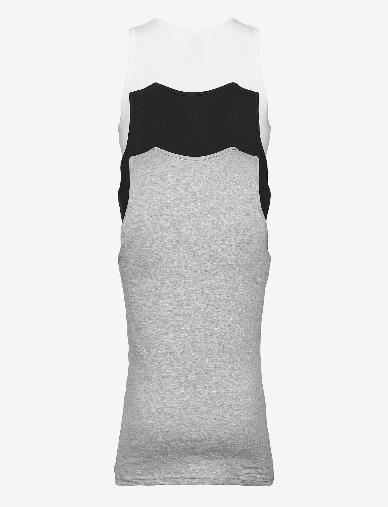 Lyle & Scott - AARON - bright white- grey marl- black - 5