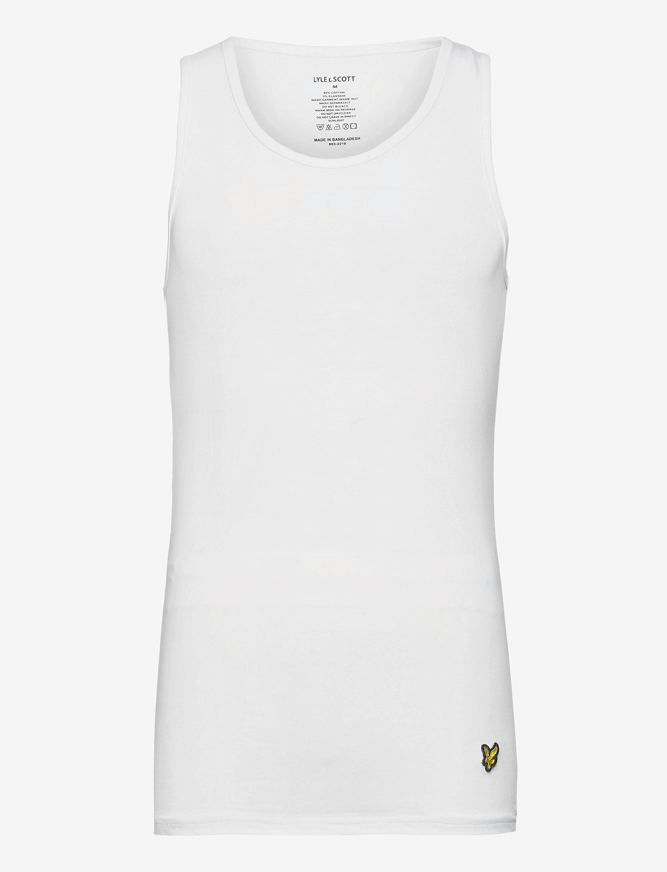 Lyle & Scott - AARON - bright white- grey marl- black - 2