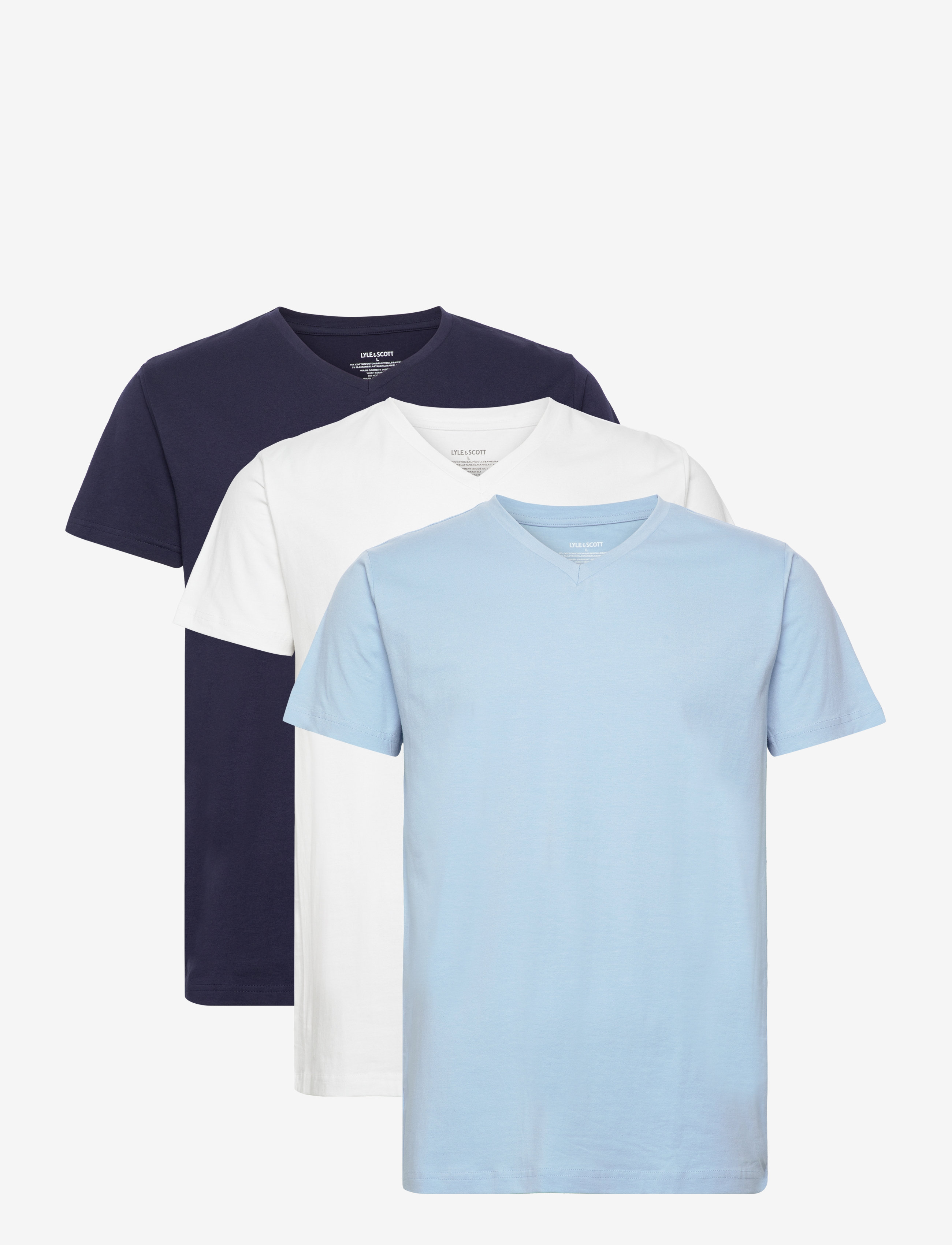 Lyle & Scott - PARKER - peacoat/bright white/chambray blue - 1
