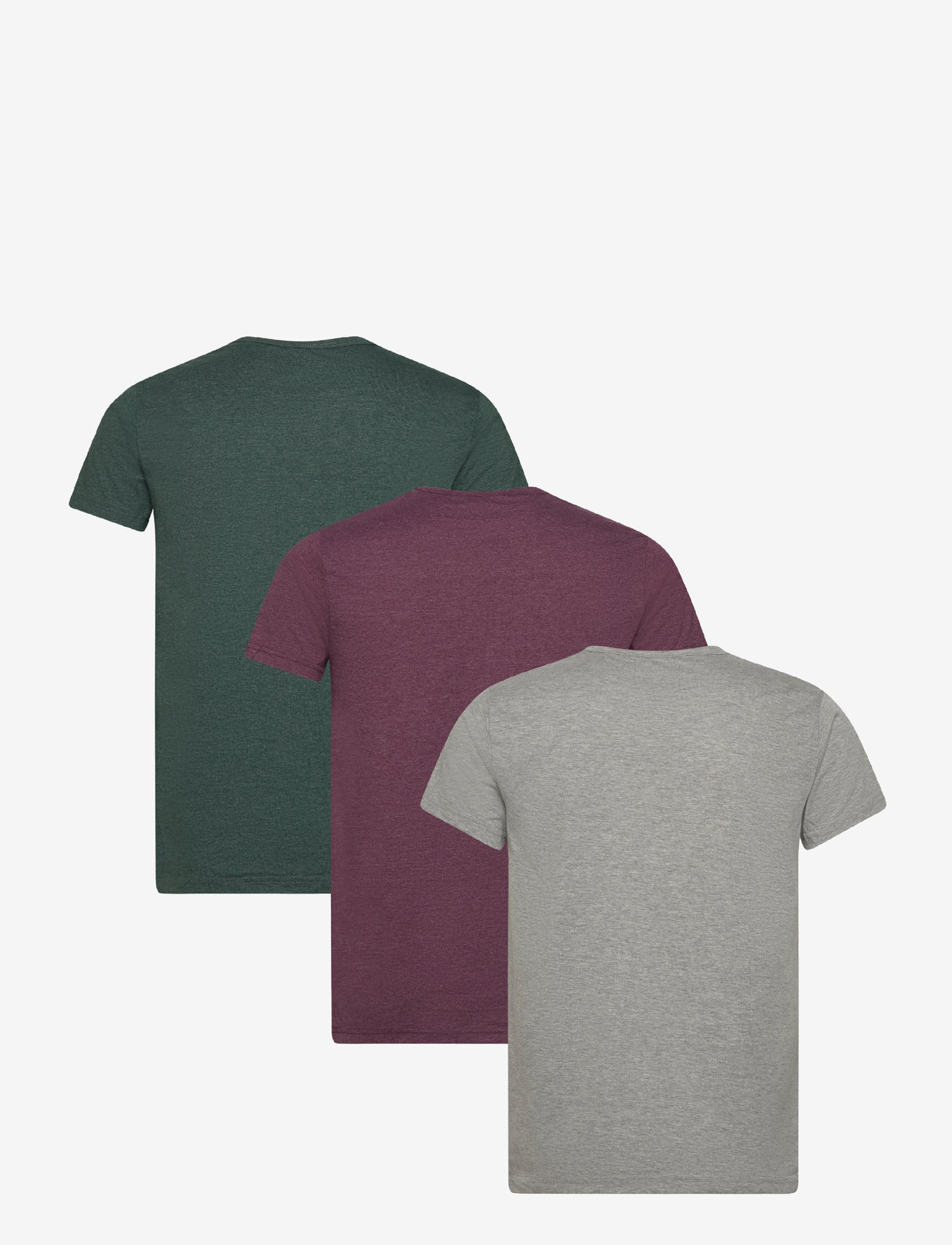 Lyle & Scott - BAKER - wine tasting marl/grey marl/pine groove marl - 2