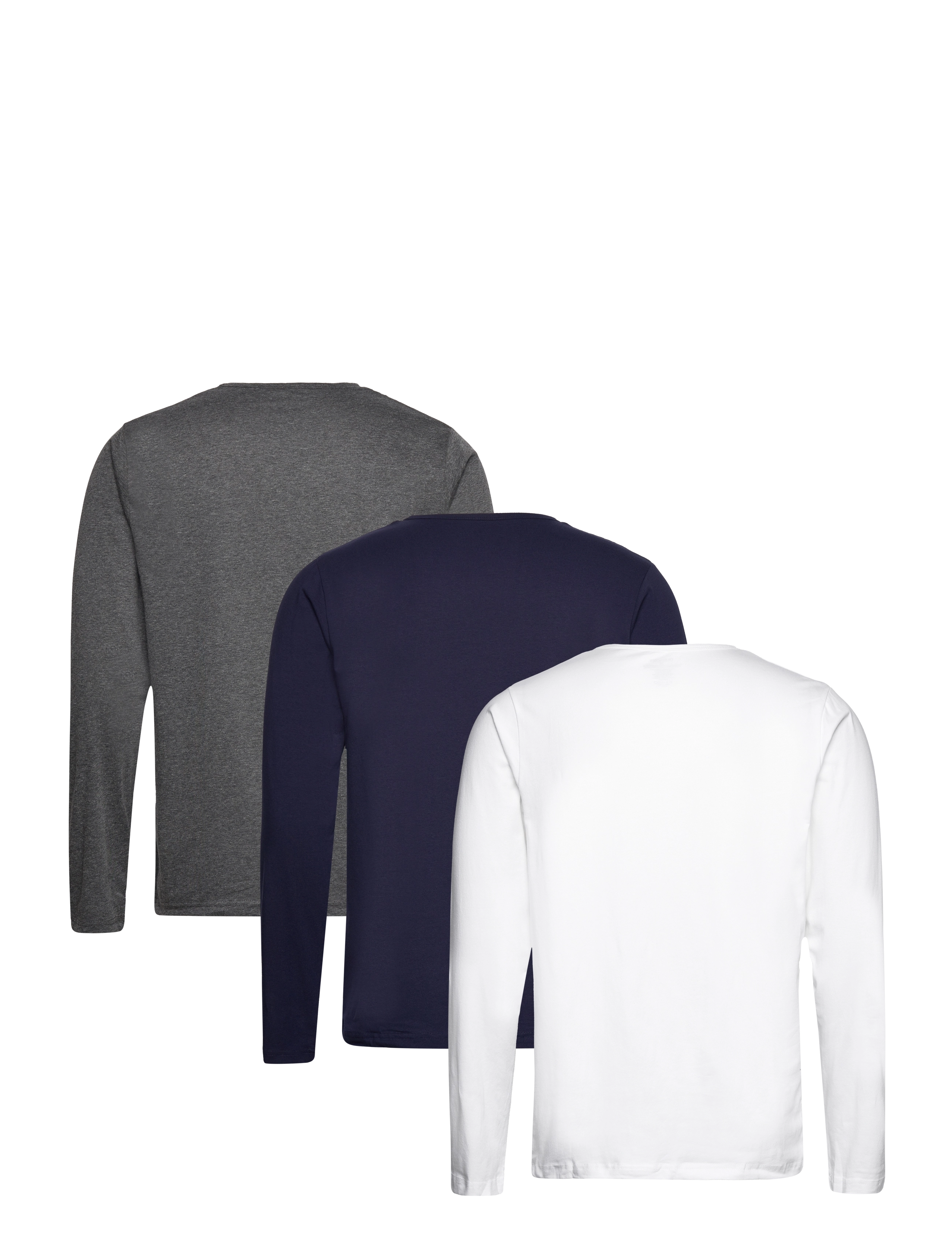 Lyle & Scott - TODD - peacoat/bright white/dark grey marl - 3