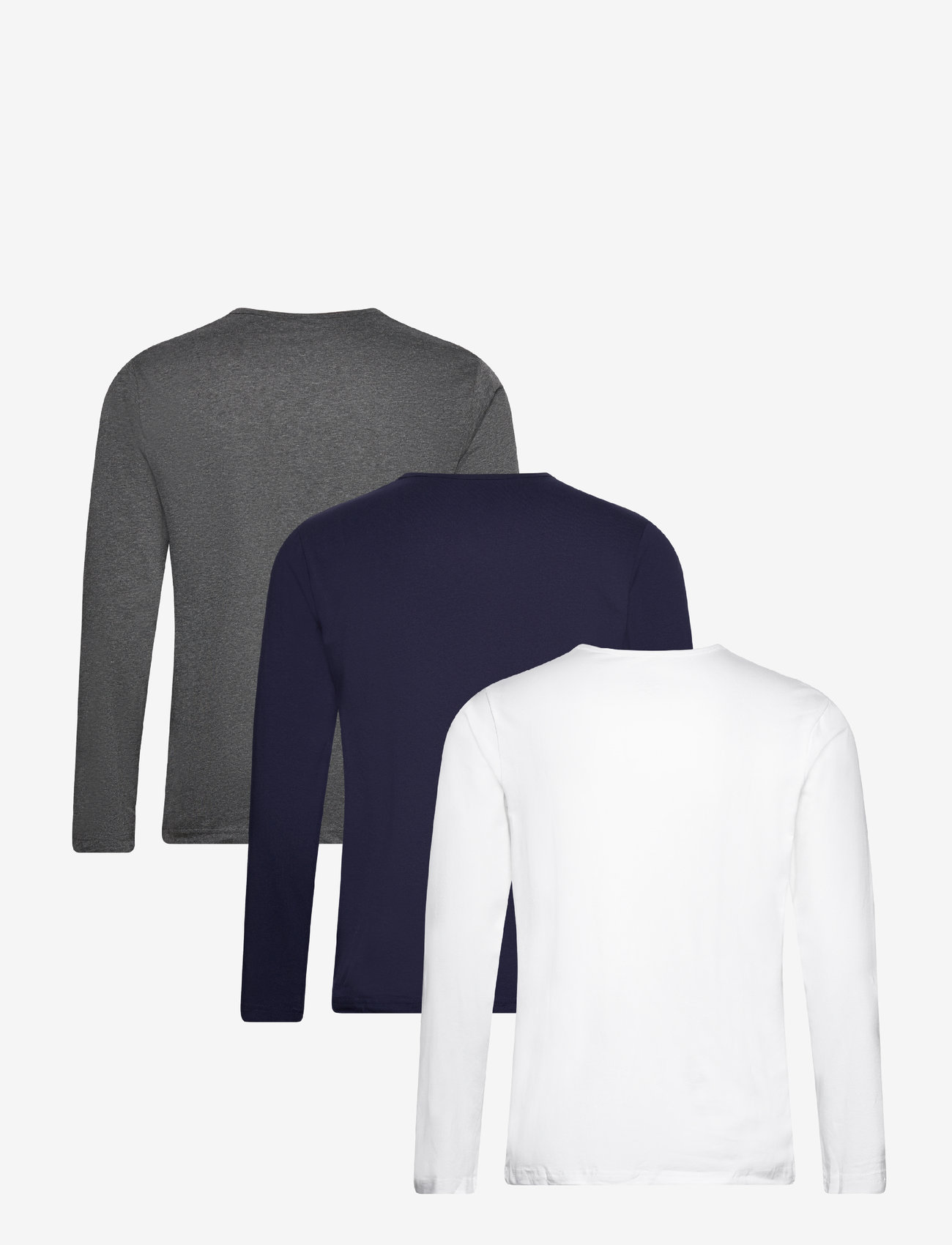 Lyle & Scott - TODD - peacoat/bright white/dark grey marl - 1