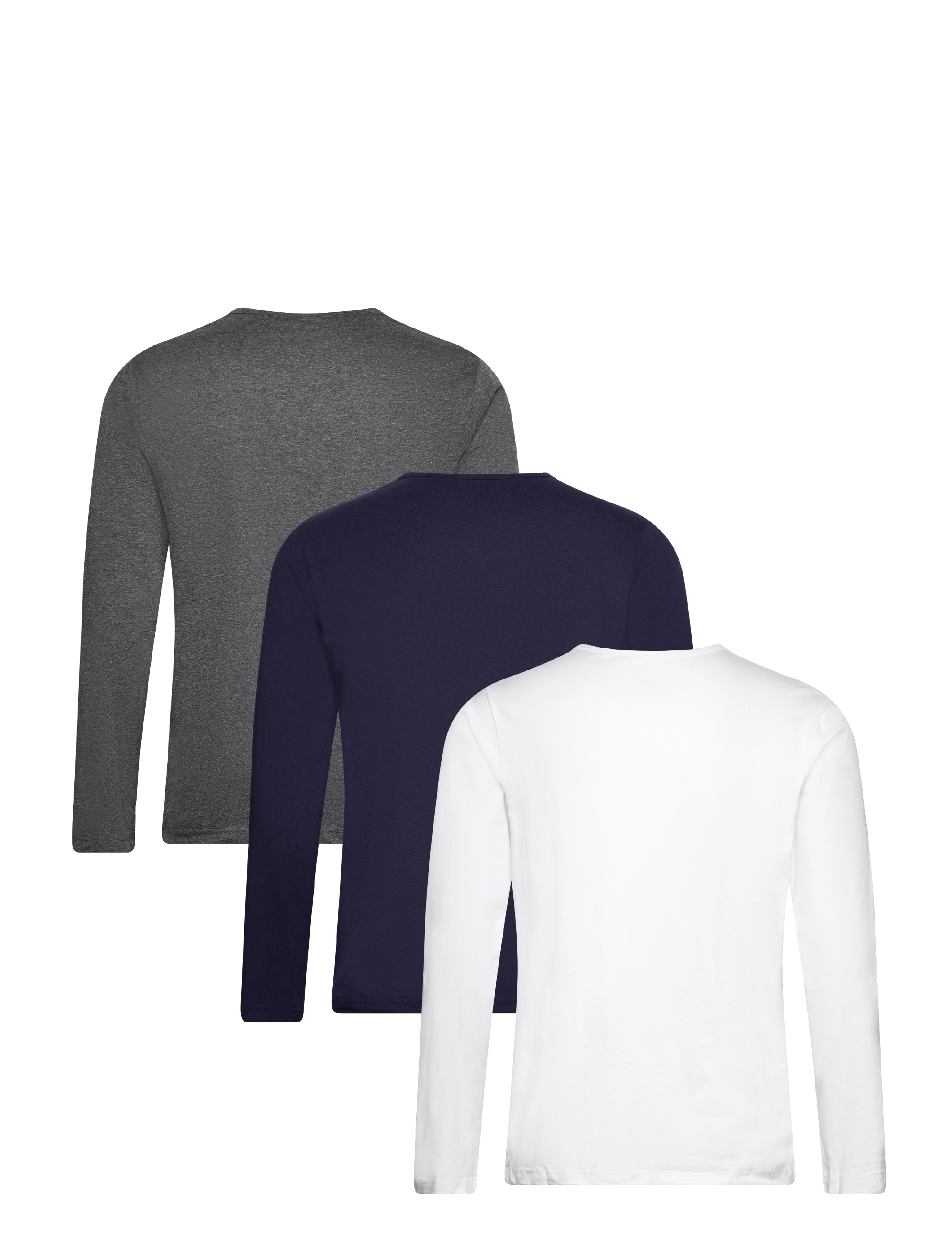 Lyle & Scott - TODD - peacoat/bright white/dark grey marl - 1