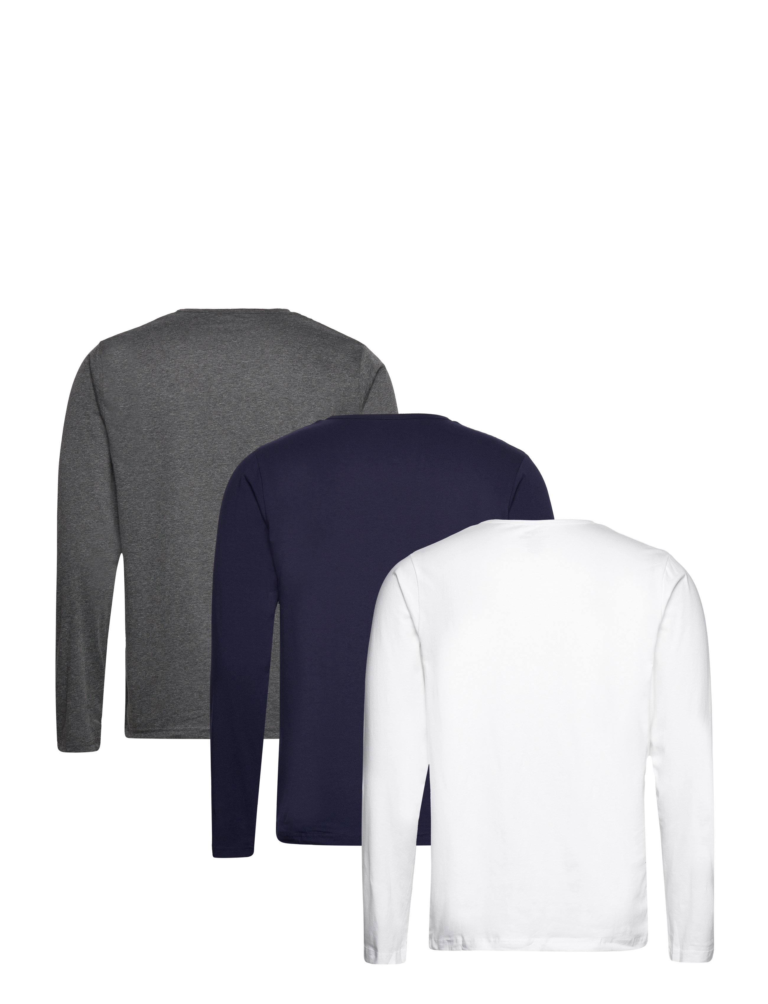 Lyle & Scott - TODD - peacoat/bright white/dark grey marl - 4