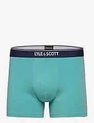 Lyle & Scott - JACKSON - bokserit - blue danube/bright white/porcelain/light grey marl/cadmium green - 6