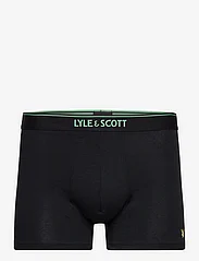 Lyle & Scott - JACKSON - laveste priser - black multi text waistbands - 8