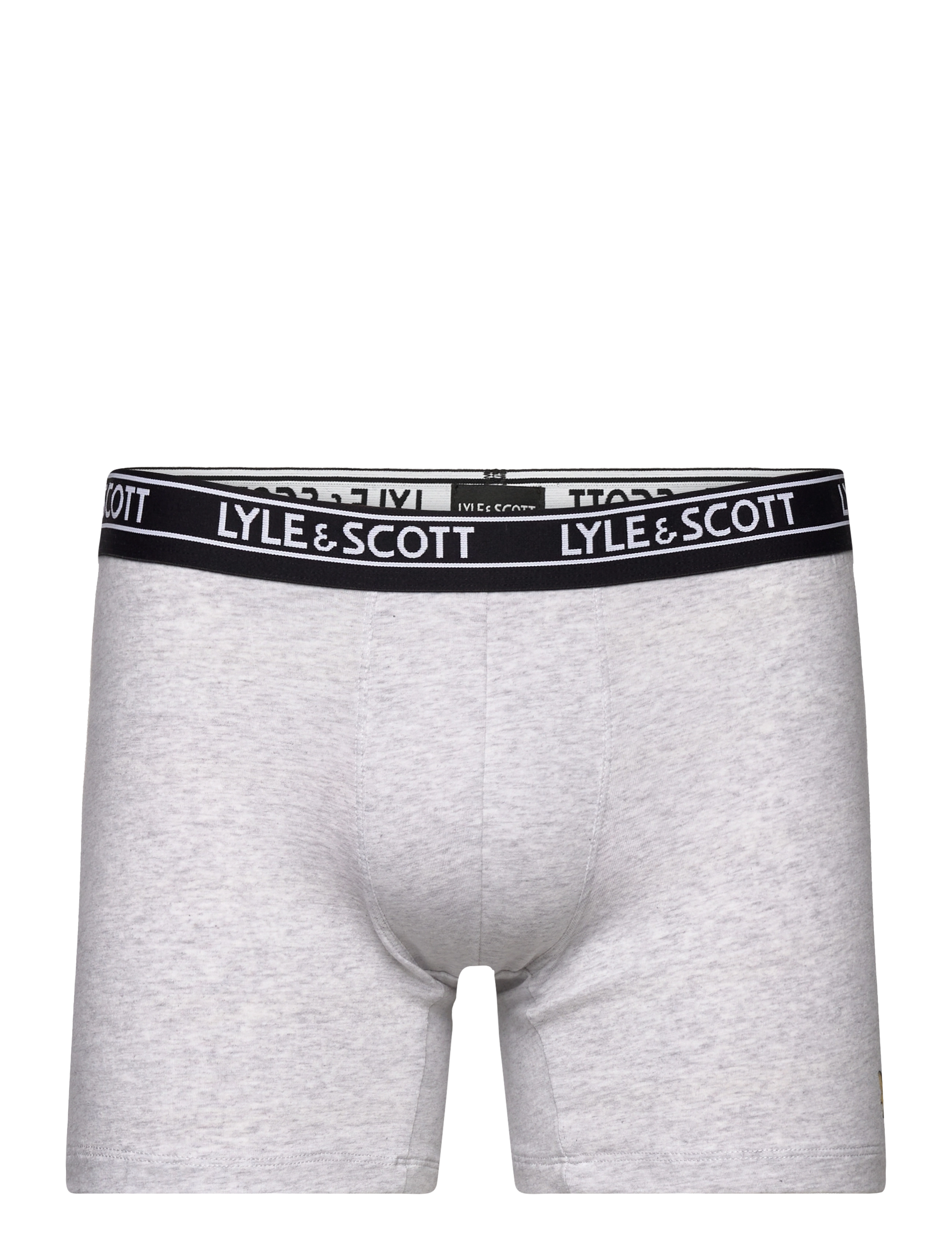 Lyle & Scott - KNOX - black/light grey marl/aop/bright white/black - 3