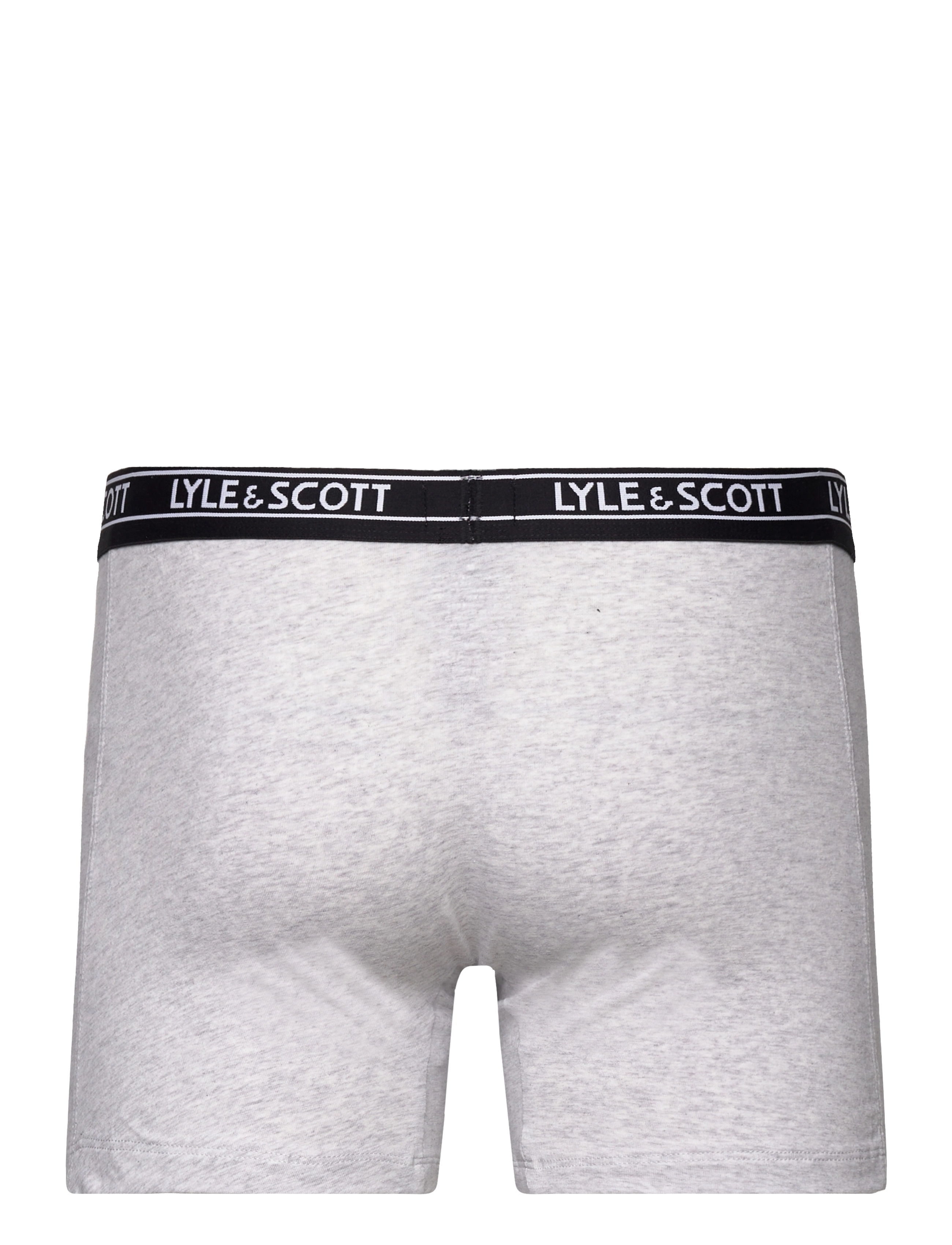 Lyle & Scott - KNOX - black/light grey marl/aop/bright white/black - 5