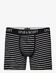 Lyle & Scott - KNOX - boxerkalsonger - black/light grey marl/aop/bright white/black - 8