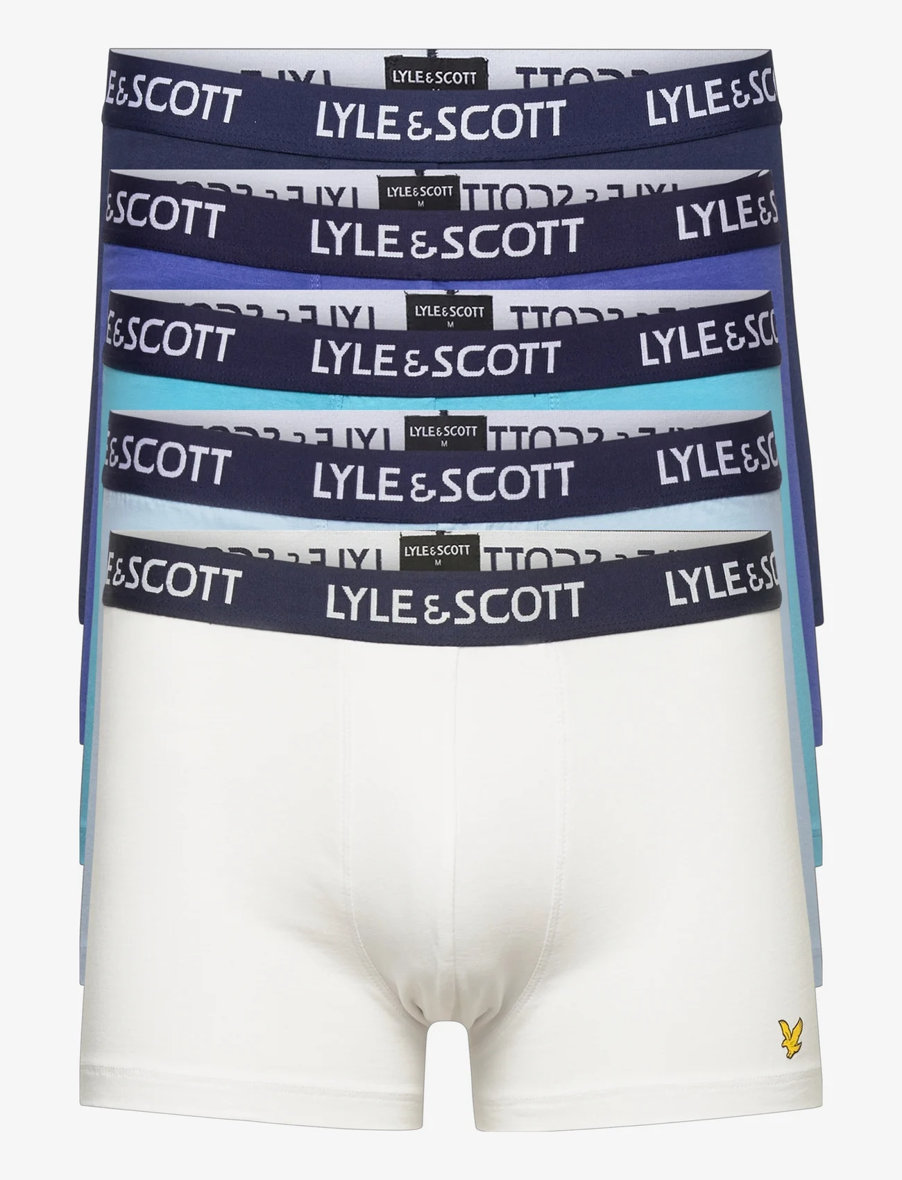 Lyle & Scott - MILLER - bokserit - bright white/ chambray blue/ blue mist/ dazzling blue/ peacoat - 0
