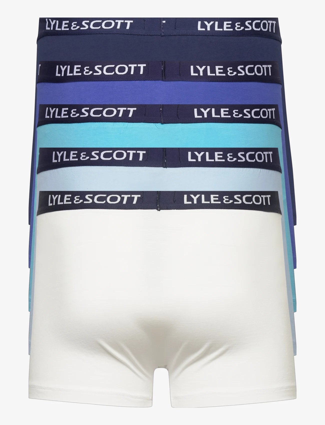 Lyle & Scott - MILLER - bokserit - bright white/ chambray blue/ blue mist/ dazzling blue/ peacoat - 1