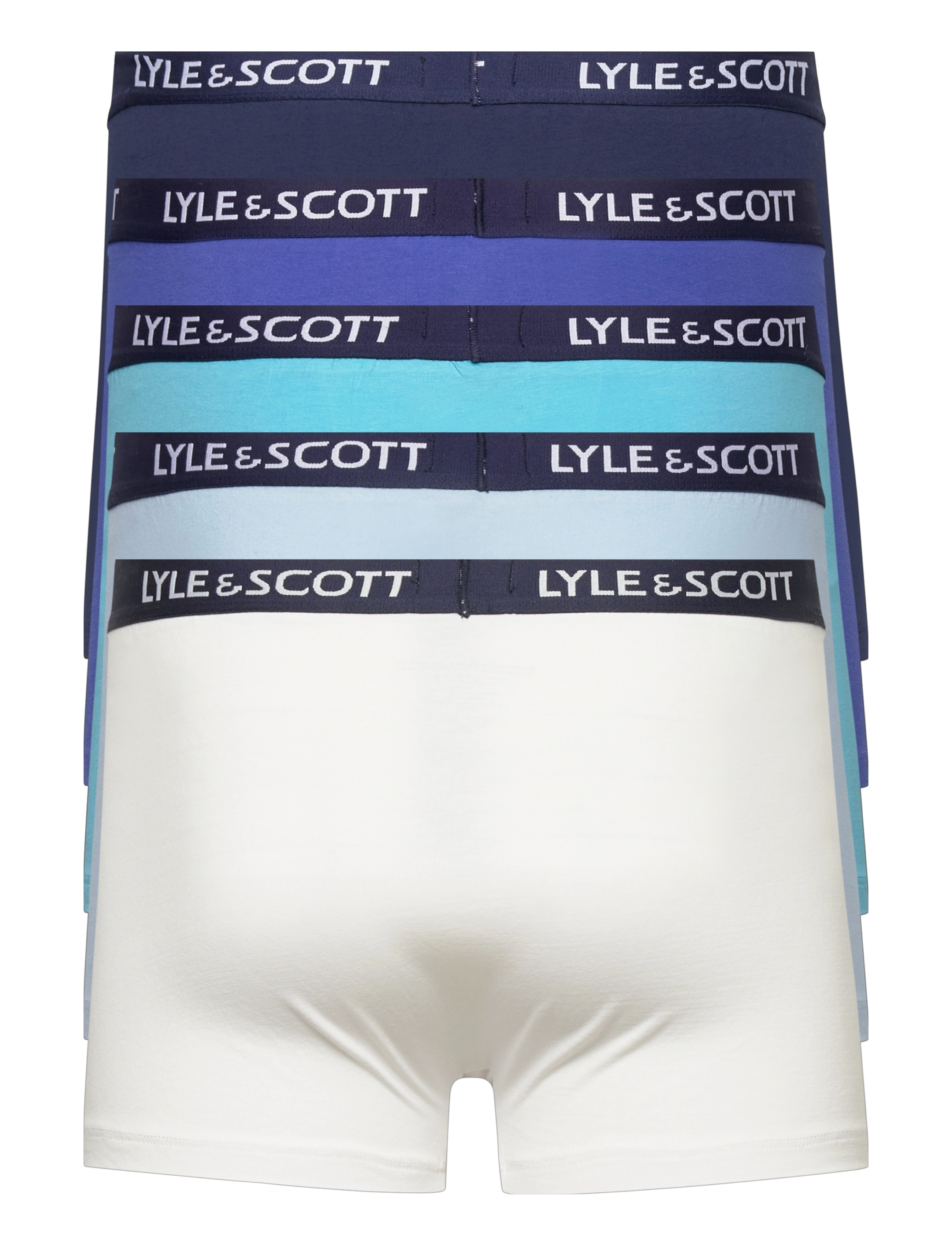 Lyle & Scott - MILLER - trunks - bright white/ chambray blue/ blue mist/ dazzling blue/ peacoat - 1