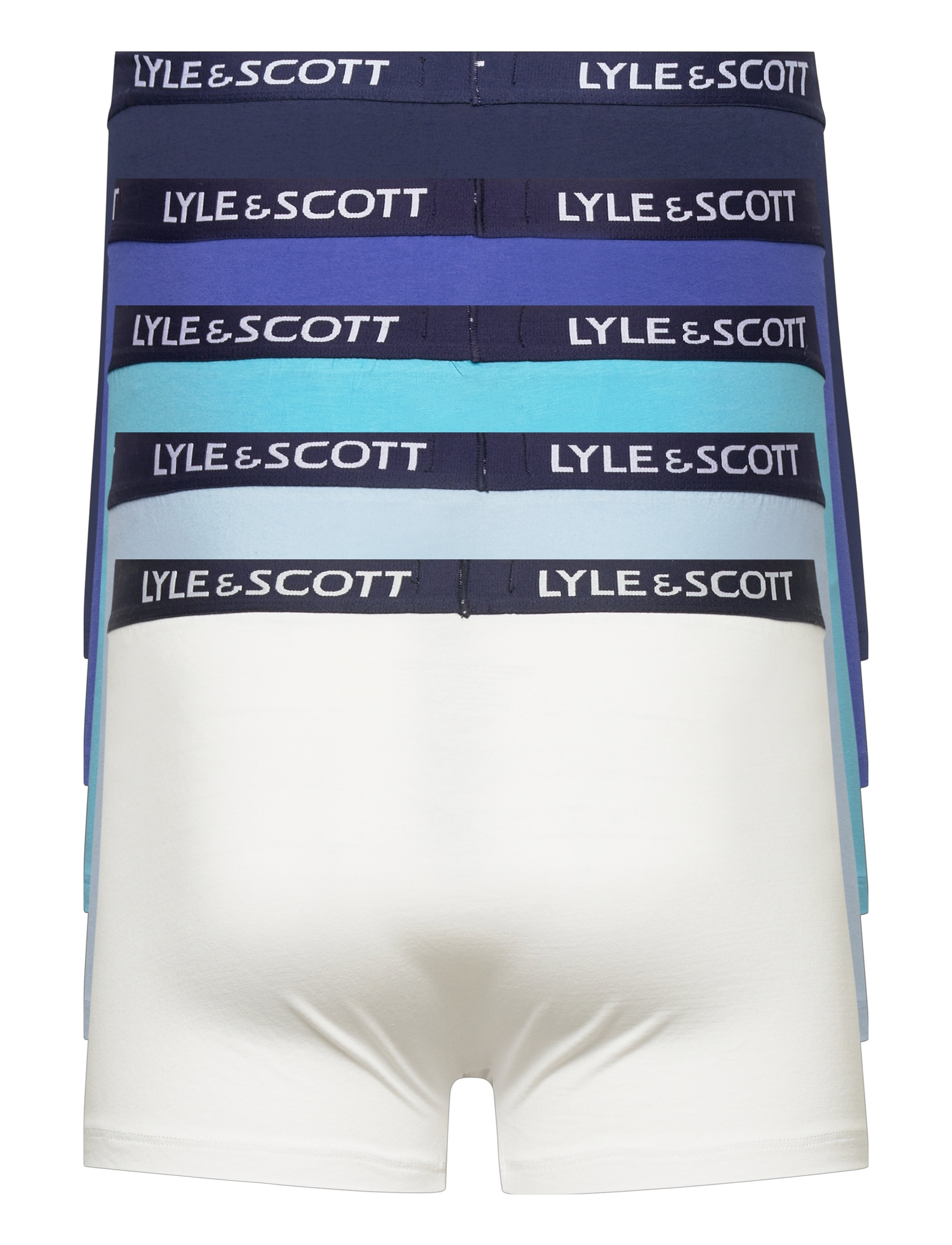 Lyle & Scott - MILLER - trunks - bright white/ chambray blue/ blue mist/ dazzling blue/ peacoat - 2