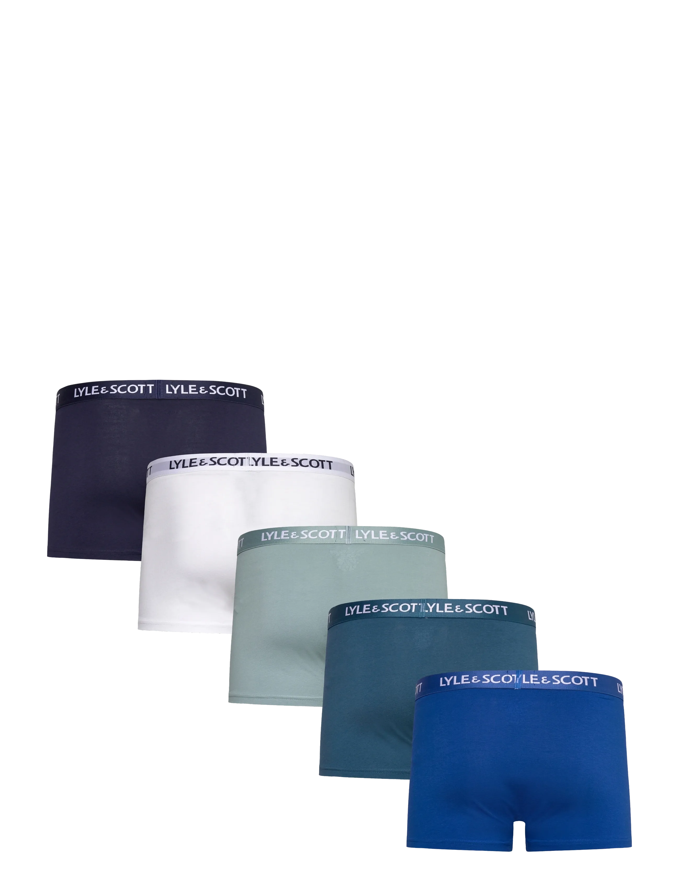Lyle & Scott - MILLER - trunks - peacoat/bright white/arona/real teal/nautical blue - 1