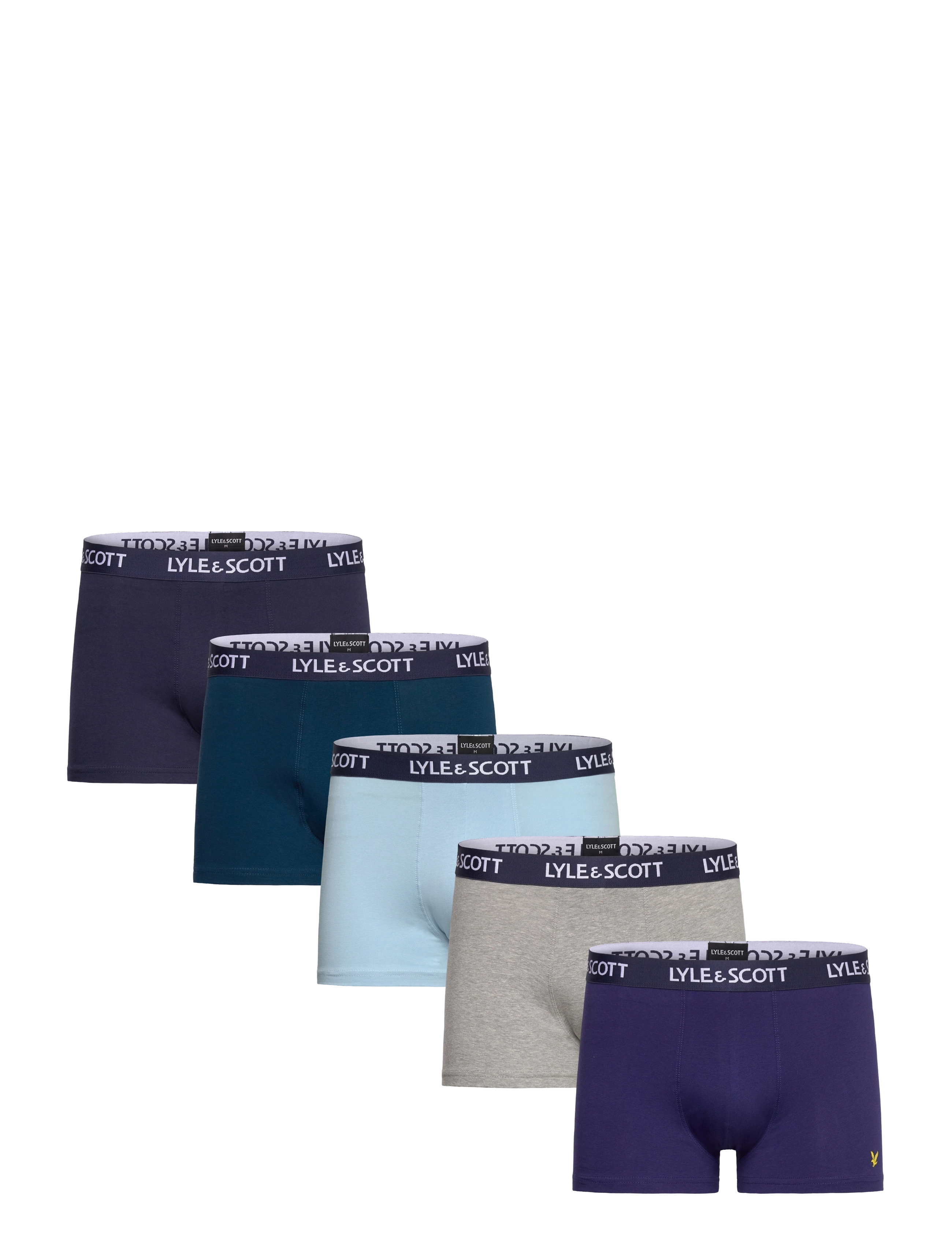 Lyle & Scott MILLER - Alusvaatteet - GREY MARL/BLUE RIBBON/CHAMBRAY BLUE/SAILOR BLUE/PEACOAT / blue