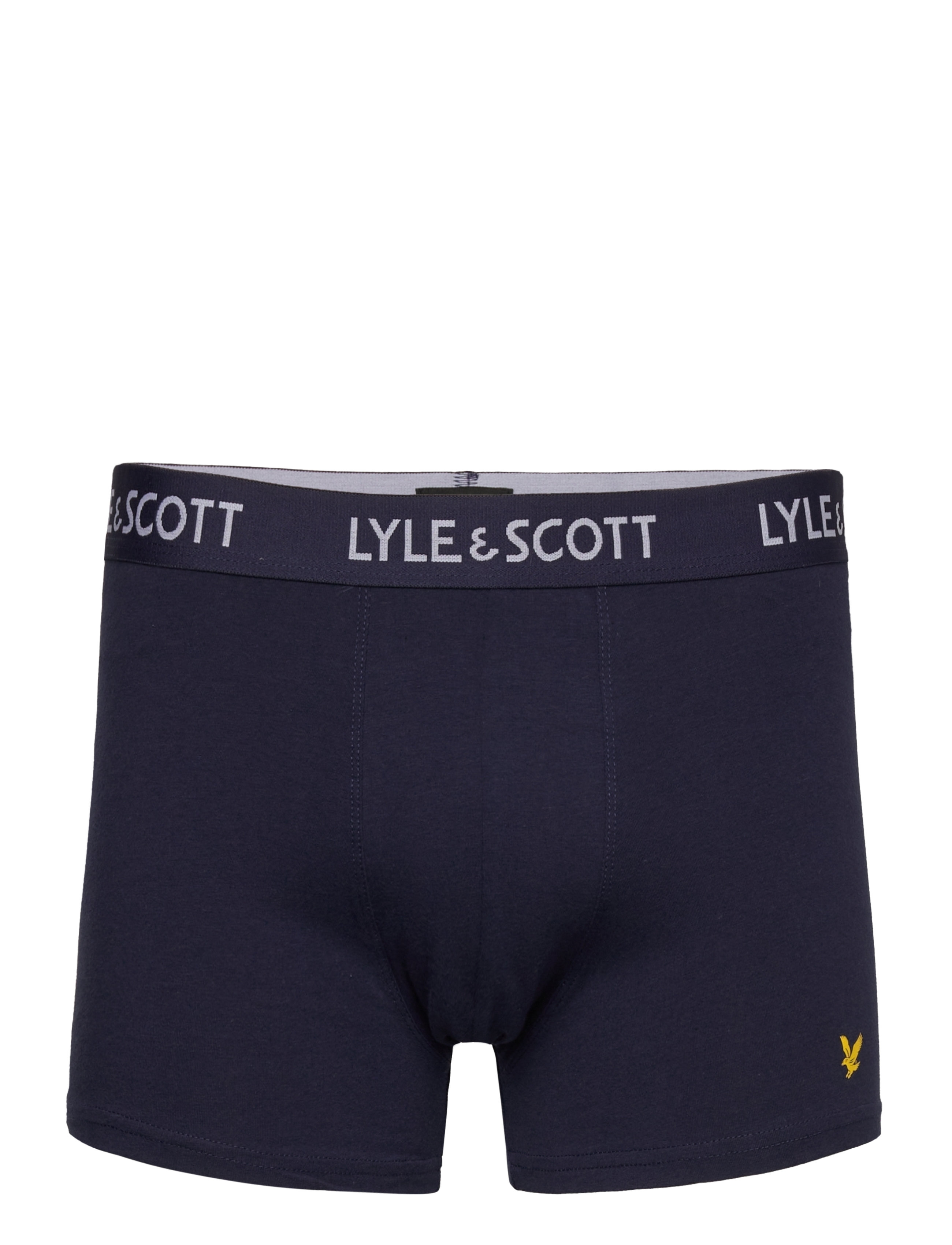 Lyle & Scott - MILLER - trunks - black/bright white/light grey marl/dark grey marl/peacoat - 2